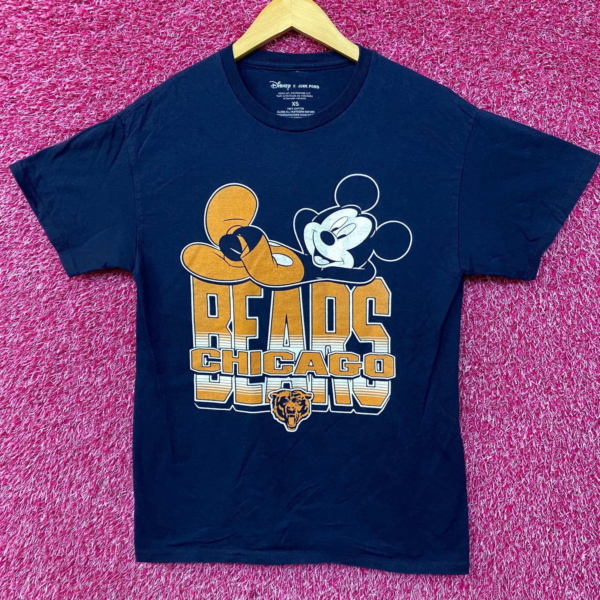 Disney Disney x Junk Food NFL Chicago Bears Mickey Mouse Navy Blue Size US XS / EU 42 / 0 - 1 Thumbnail