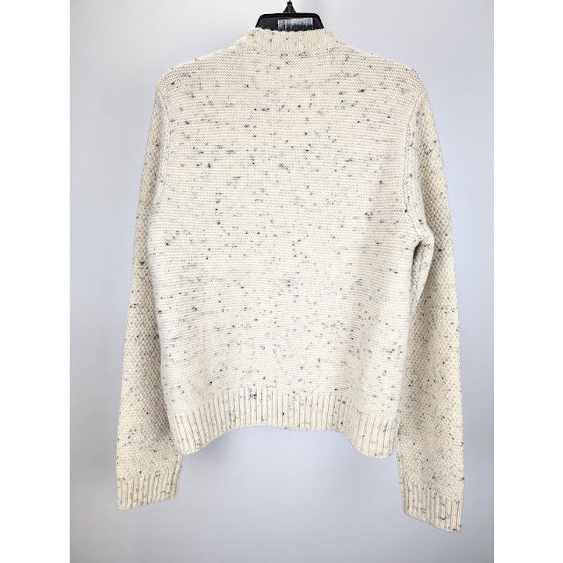 Bottega Veneta o1rshd1 MW Wool Multist Fish Sweater in Dove Size US M / EU 48-50 / 2 - 8 Thumbnail