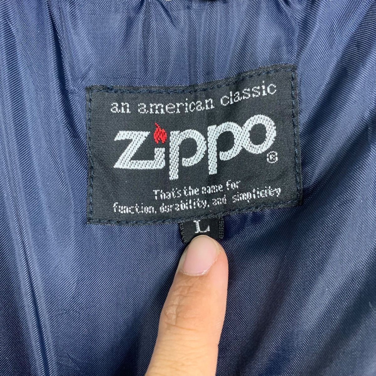Vintage ZIPPO Green Checked Zipper Hoodie Jacket #2262-C100 Size US L / EU 52-54 / 3 - 15 Thumbnail