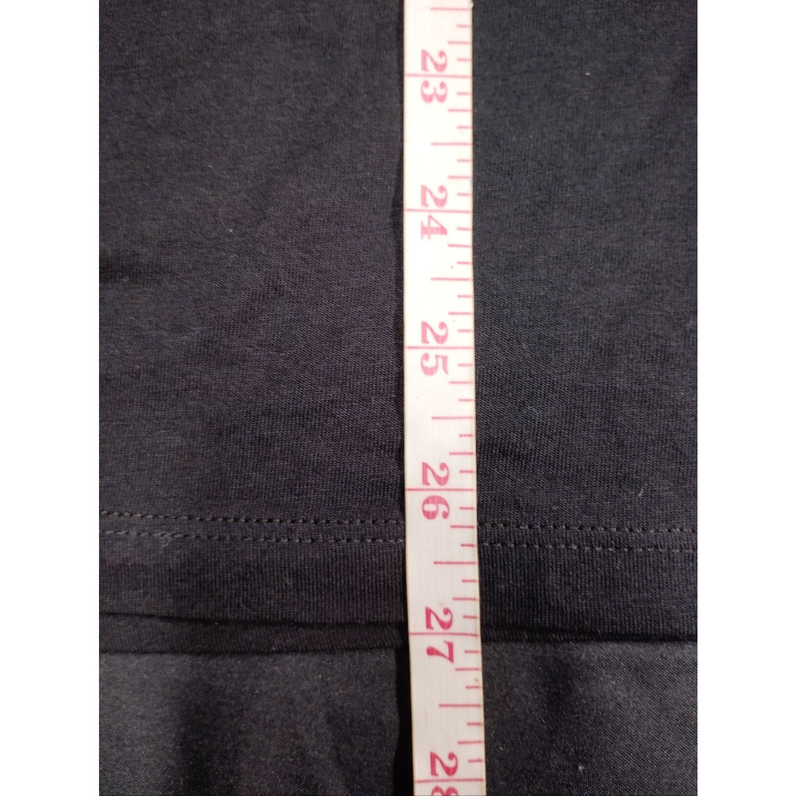 La Ligne Women's Black Jersey Tee with '45' Graphic and Ruched side Size M / US 6-8 / IT 42-44 - 8 Thumbnail