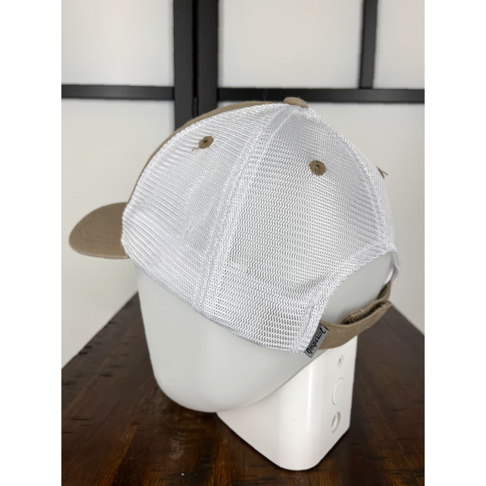 Imperial Imperial Hat Cap Strap Back Adult Beige Sunland Springs Golf Club Cotton Baseball Cap/Trucker Style Sports Mens Size ONE SIZE - 5 Thumbnail