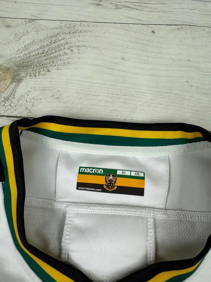 Macron Macron Northampton Saints 2018 2019 Away Rugby Shirt Jersey Size US XL / EU 56 / 4 - 7 Thumbnail