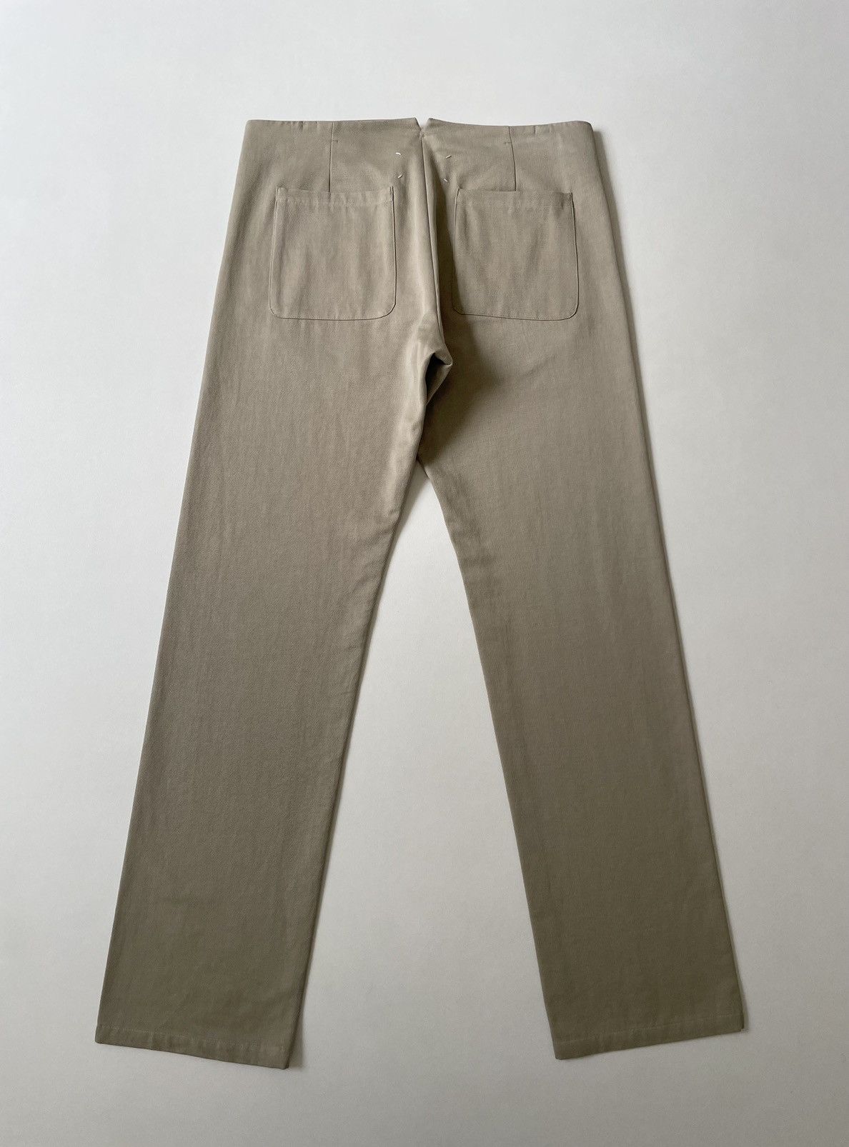 Maison Margiela S/S 08 Beige Twill Cotton Utility Trousers Size US 34 / EU 50 - 12 Thumbnail
