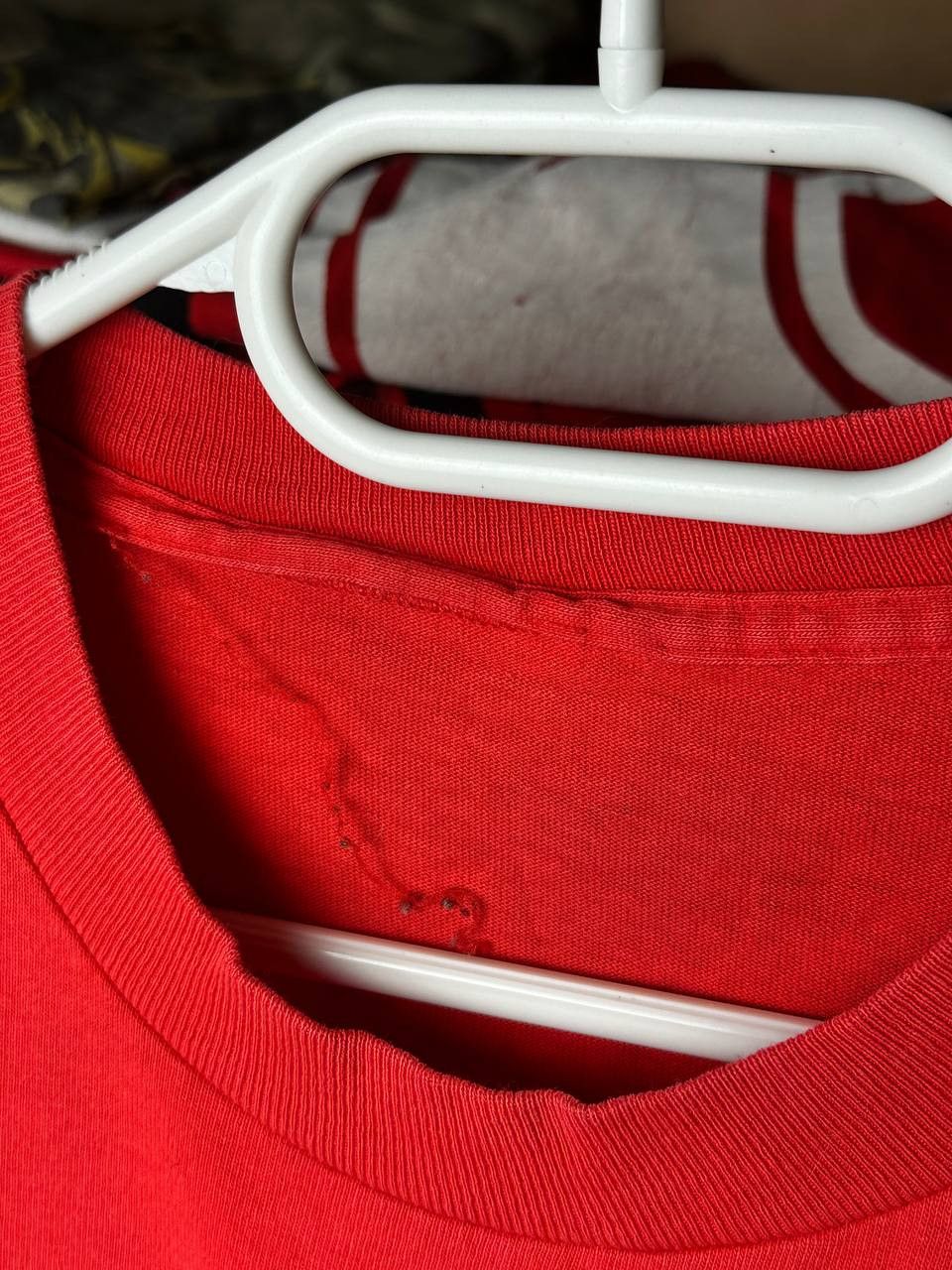 Unsound Rags × Vintage Vintage Single Stitch 90s Red Blank XL Tee Size US XL / EU 56 / 4 - 7 Thumbnail