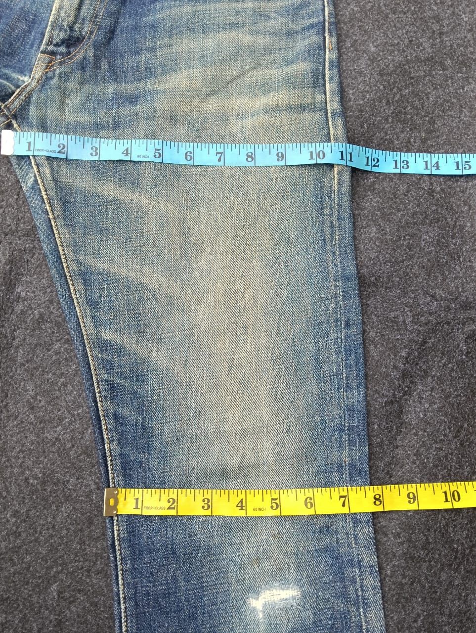 Skull Jeans by an Alchemist VINTAGE Skull Jeans By An Alchemist 550BXX Distressed Flare. Size US 30 / EU 46 - 8 Thumbnail