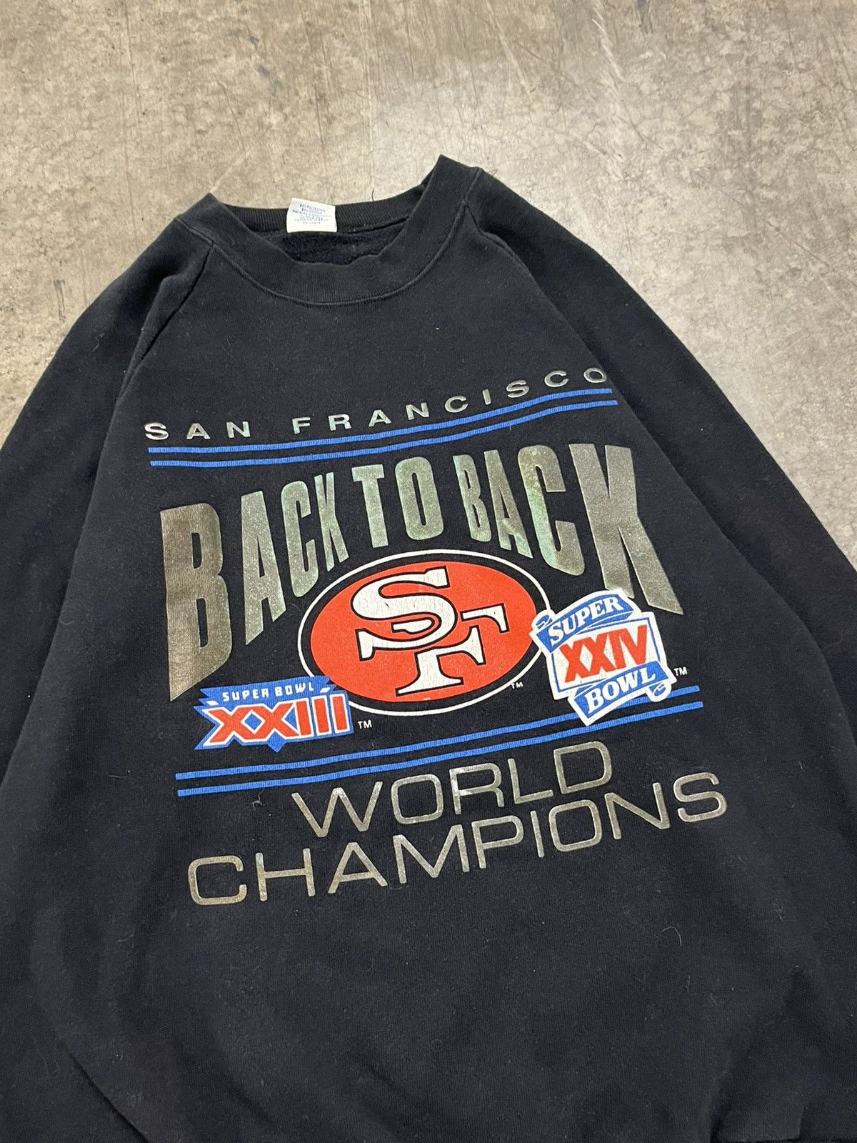 Vintage Vintage NFL sanfrensico 49ers crewneck 90s rare streetwear Size US L / EU 52-54 / 3 - 6 Thumbnail