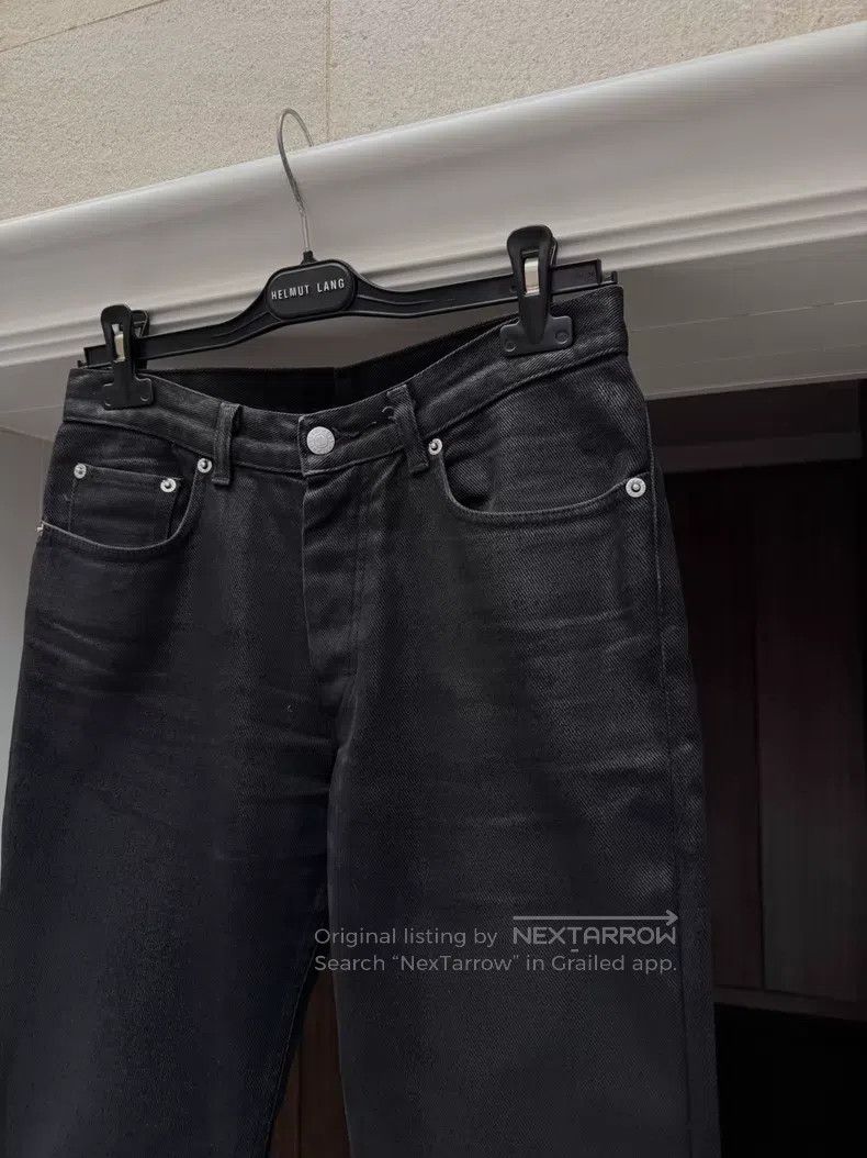 Helmut Lang Helmut Lang Waxed Black Denim Pants Size US 28 / EU 44 - 3 Thumbnail