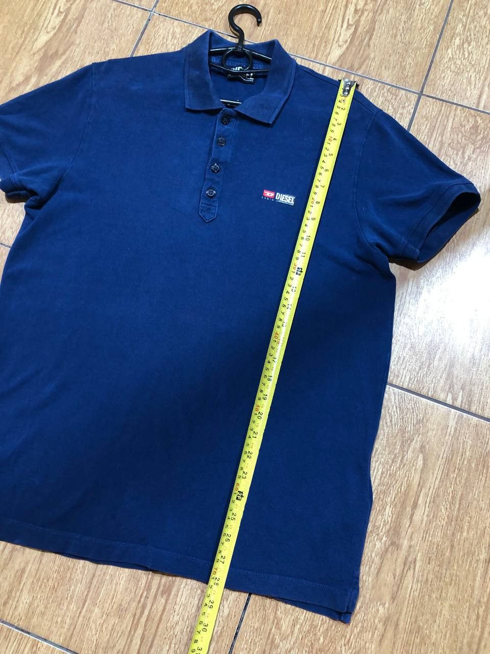 Diesel Logo T-Shirt Diesel Y2K Blue Polo Streetwear Size US L / EU 52-54 / 3 - 9 Thumbnail