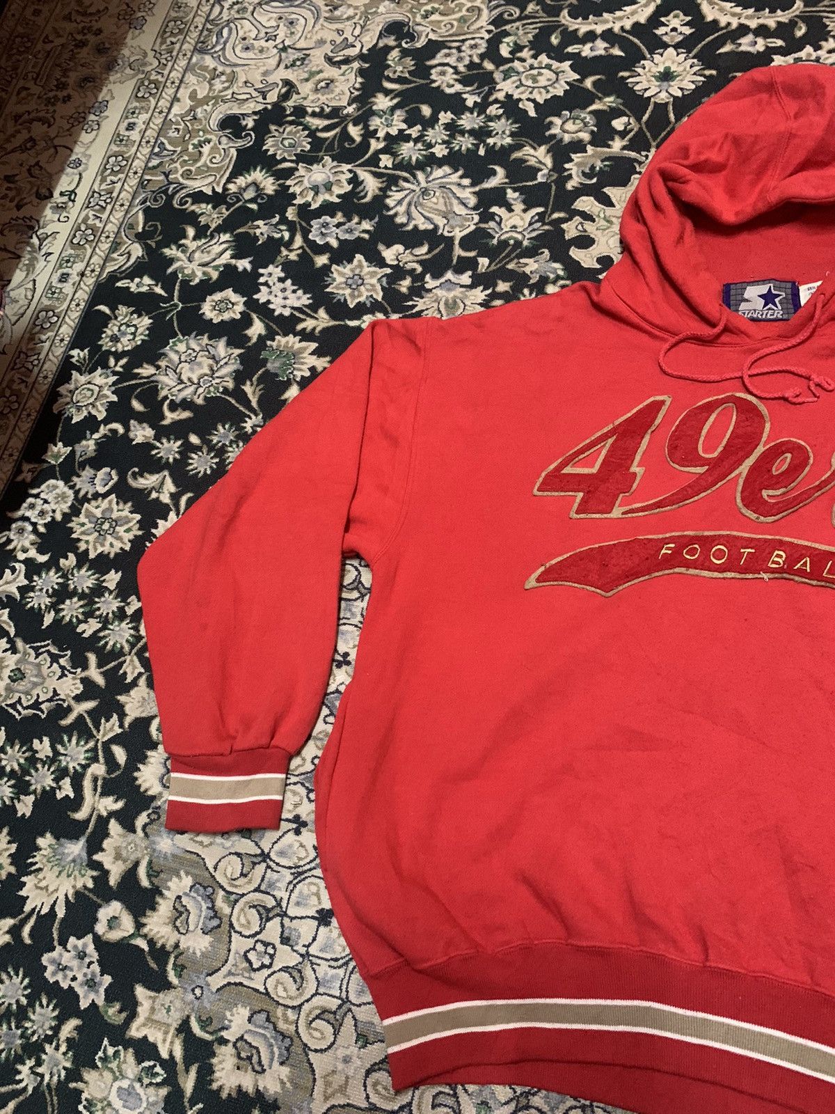 NFL 90s STARTER X SAN FRANCISCO 49ERS HOODIE Size US L / EU 52-54 / 3 - 5 Thumbnail