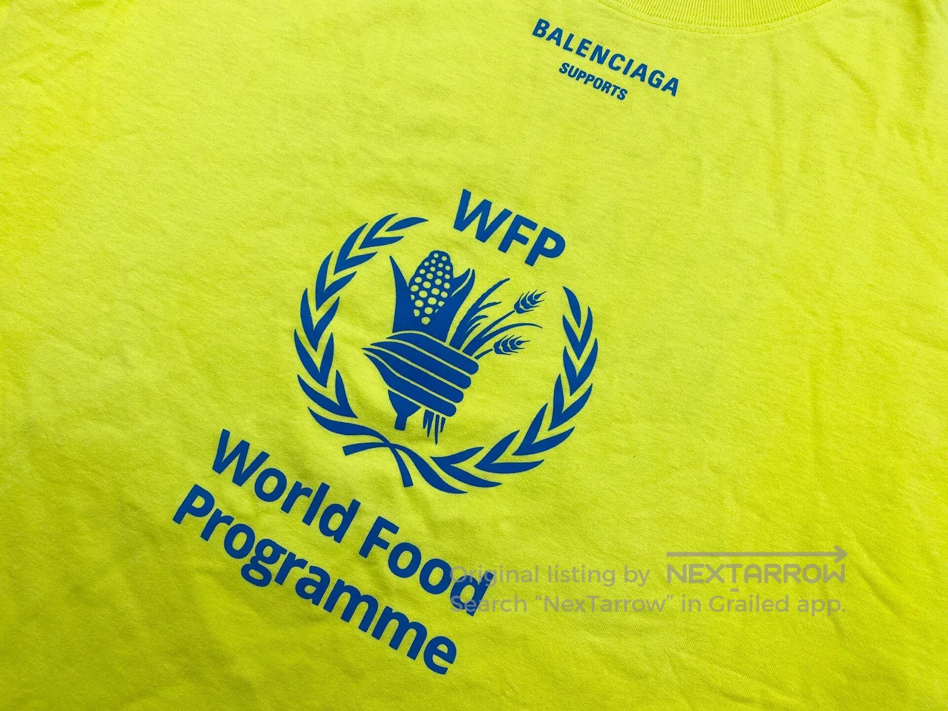 Balenciaga Balenciaga Charity Food Wheat Ear Short Sleeve Size US L / EU 52-54 / 3 - 5 Thumbnail