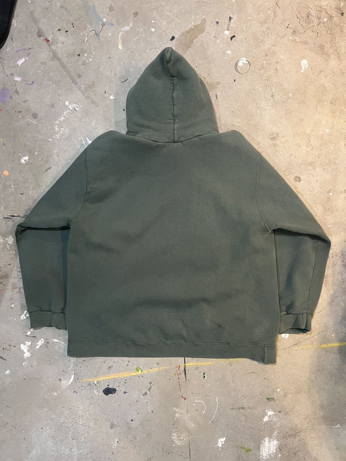 Nike Vintage Olive green Nike center swoosh hoodie - XL Size US XL / EU 56 / 4 - 7 Thumbnail