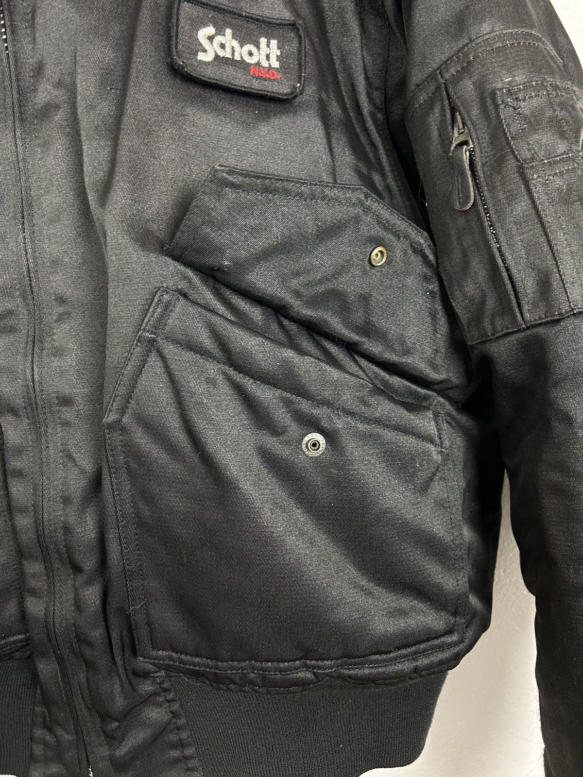 Schott 90s Vintage Schott CWU-R Intermediate Flight Jacket Bomber Size US L / EU 52-54 / 3 - 6 Thumbnail