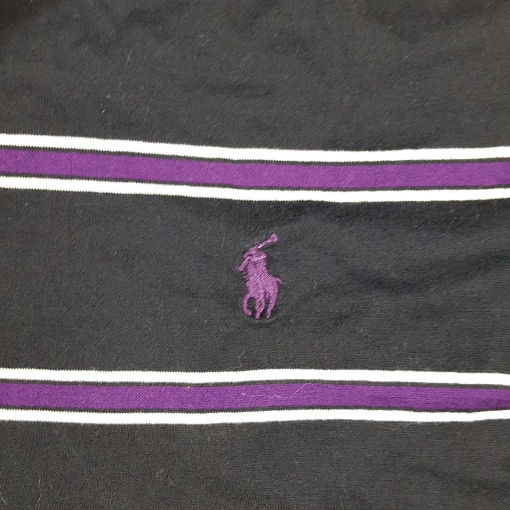 Vintage VINTAGE Polo Golf Ralph Lauren Purple Pony Mens Size M Striped Preppy Polo Shirt Size US M / EU 48-50 / 2 - 3 Thumbnail