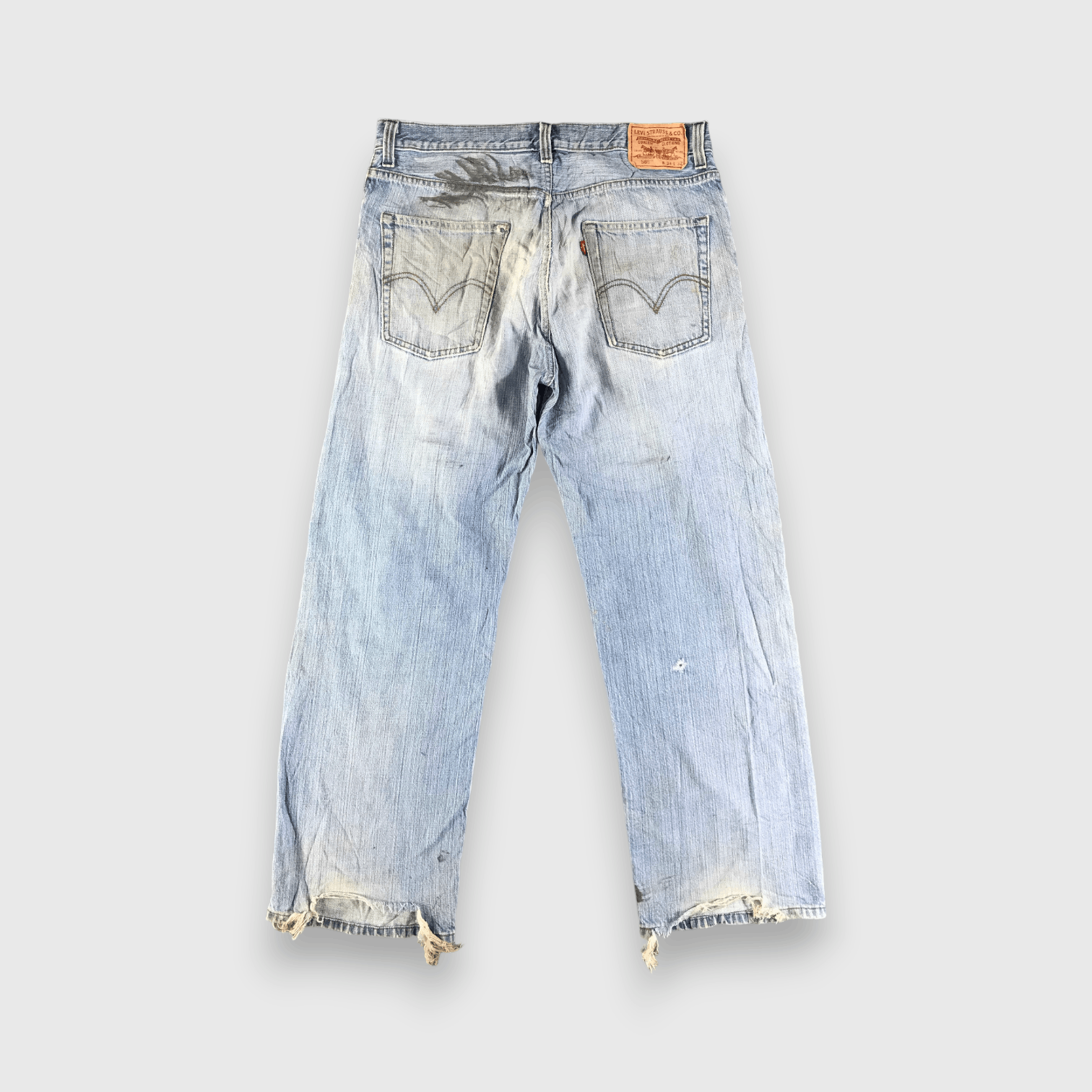 Levi's Vintage Blue Wash Levis 569 Jeans-J3103 Size US 36 / EU 52 - 2 Thumbnail