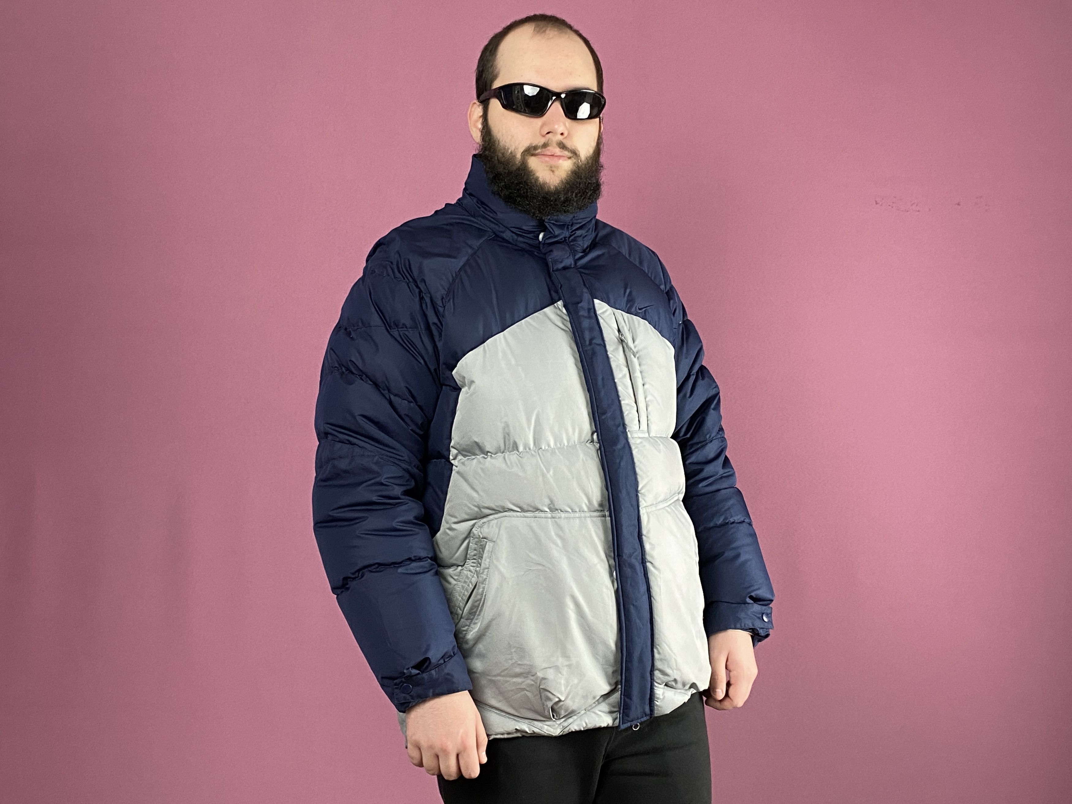 Nike × Vintage Y2k Nike Vintage Men's Puffer Jacket - M Size US M / EU 48-50 / 2 - 5 Thumbnail
