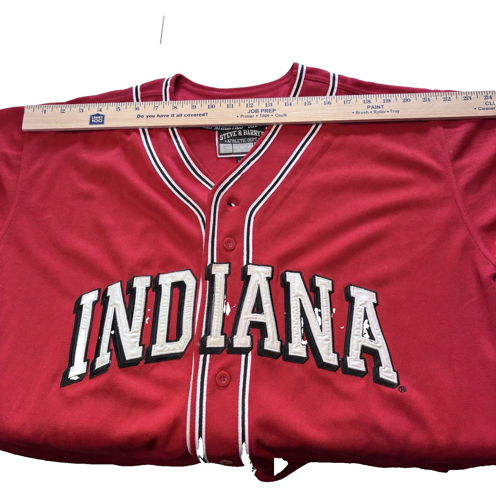 Steve And Barrys Vintage 90s Indiana University IU Hoosiers Jersey Shirt Men’ Size US L / EU 52-54 / 3 - 8 Thumbnail