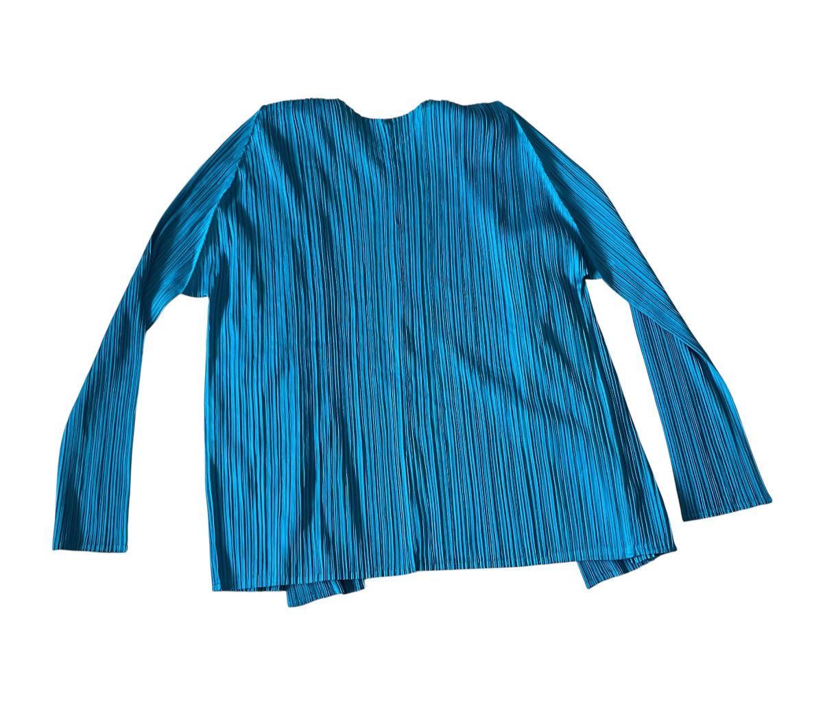 Issey Miyake Vintage issey miyake pleats please blue cardigan Size S / US 4 / IT 40 - 6 Thumbnail