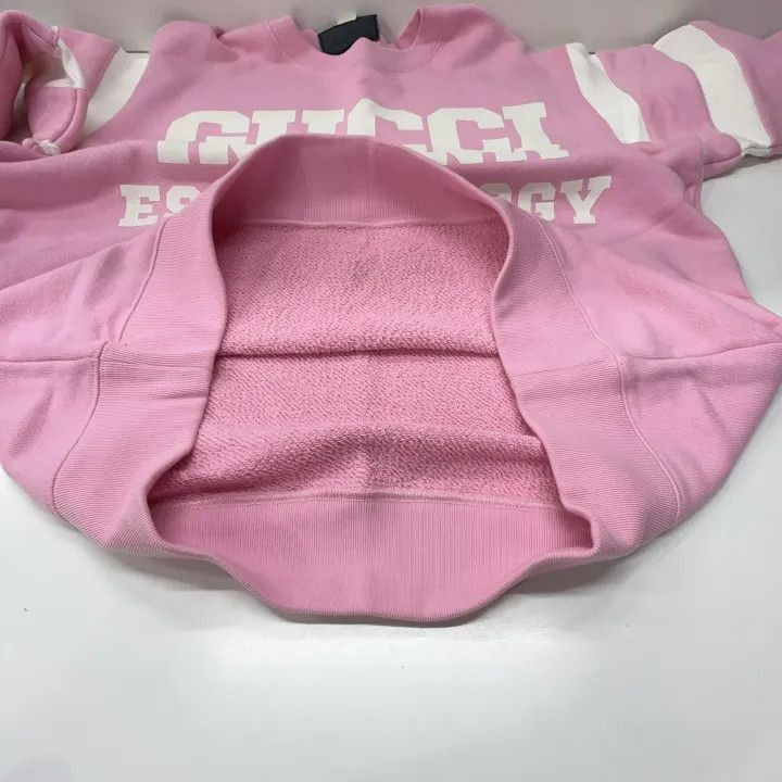 Gucci Gucci Pink Long Sleeve Sweatshirt for Women-2507 Size M / US 6-8 / IT 42-44 - 9 Thumbnail