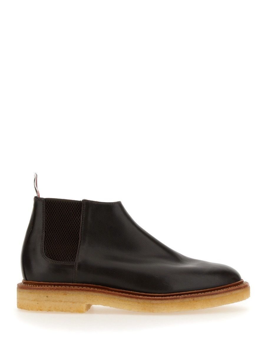 Thom Browne THOM BROWNE CHELSEA BOOT - BROWN (US 7) Size US 7 / EU 40 - 1 Thumbnail