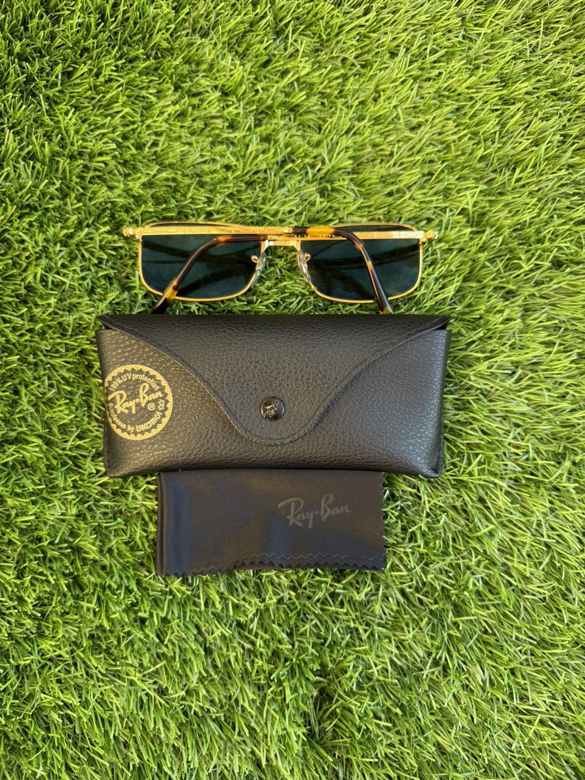 RayBan Rayban Dark Green Chromance Sunglasses Size ONE SIZE - 2 Thumbnail