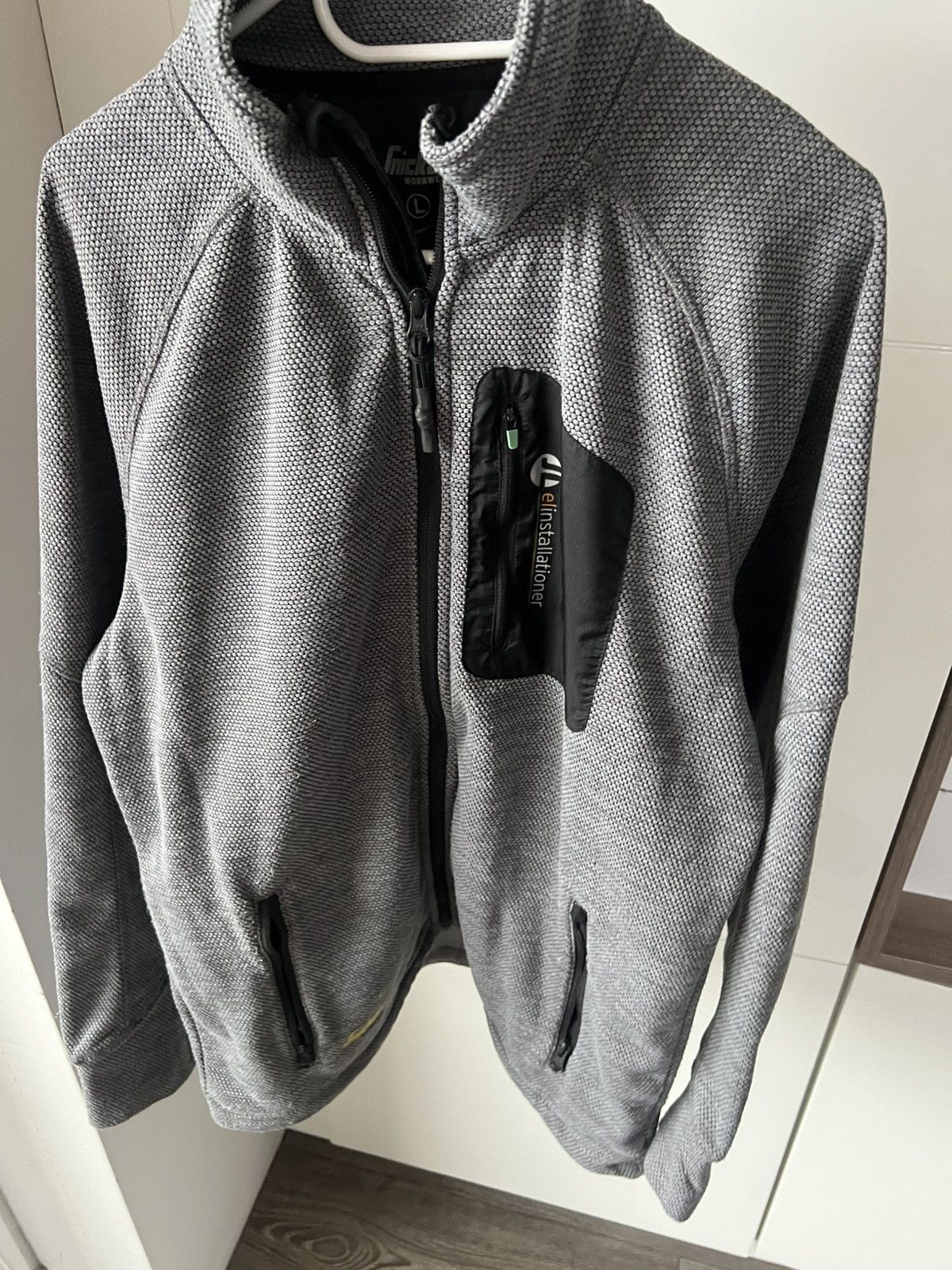 Other Snickers Workwear Zip Ykk Embroidered Logo Polyester Jacket Size US L / EU 52-54 / 3 - 6 Thumbnail