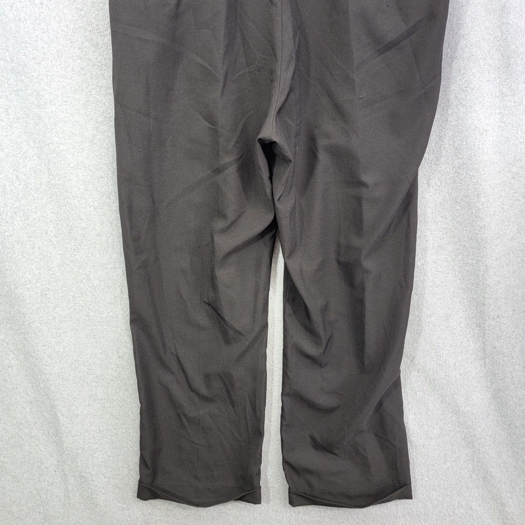 Haggar Haggar Eclo Stria Dress Pants Mens 40x29 Black Flat Front Polyester Dress Pants Men's 40 29 Black Flat Front Polyester Pants Size US 40 / EU 56 - 7 Thumbnail