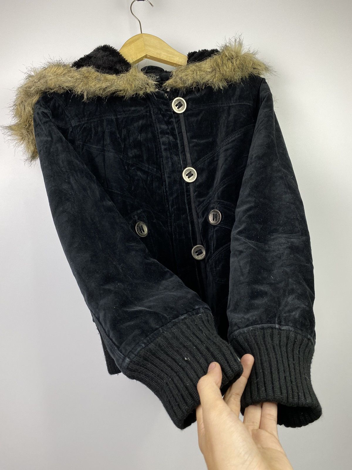 If Six Was Nine × Japanese Brand × Vintage Fur jacket rabbit guess velvet material Size US M / EU 48-50 / 2 - 9 Thumbnail