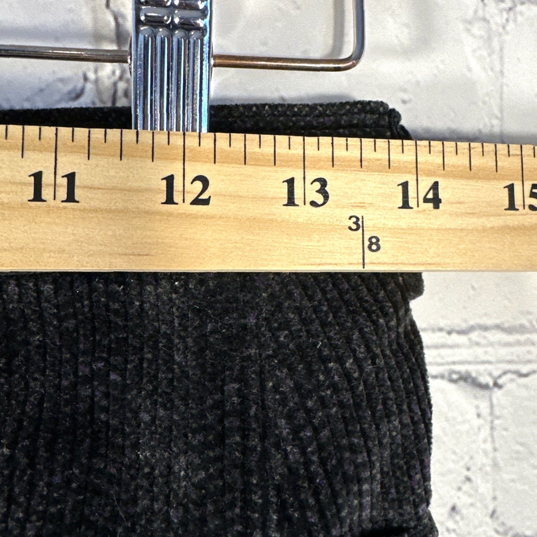 Lands' End VINTAGE Lands End Corduroy Direct Merchants Womens 10 Pants Black New USA Size 32" / US 10 / IT 46 - 6 Thumbnail