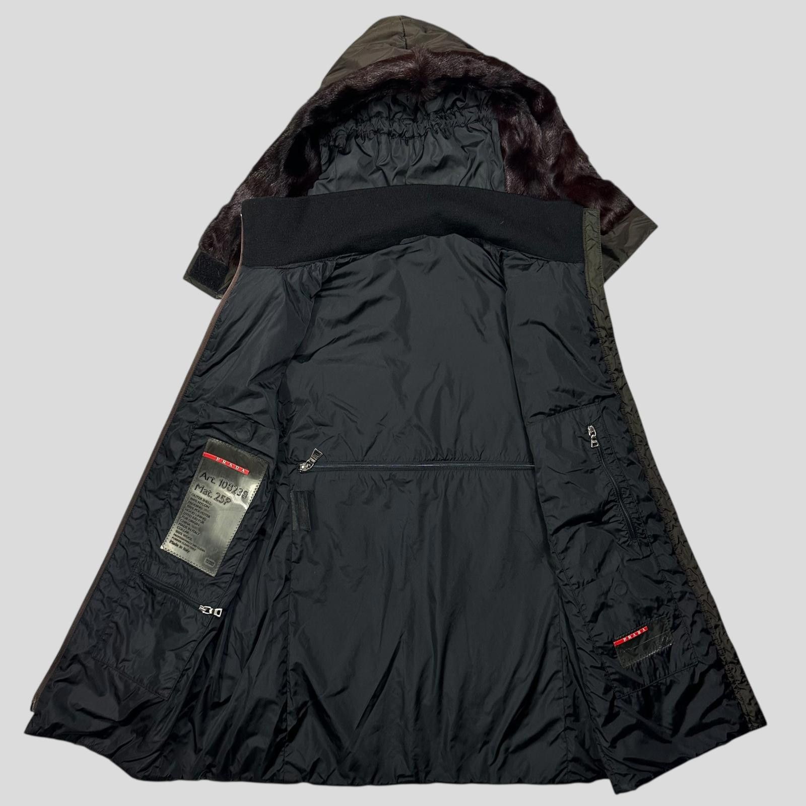 Prada Prada Sport AW00 7 in 1 Nylon Goat Fur Modular Bag Jacket S Size US S / EU 44-46 / 1 - 9 Thumbnail