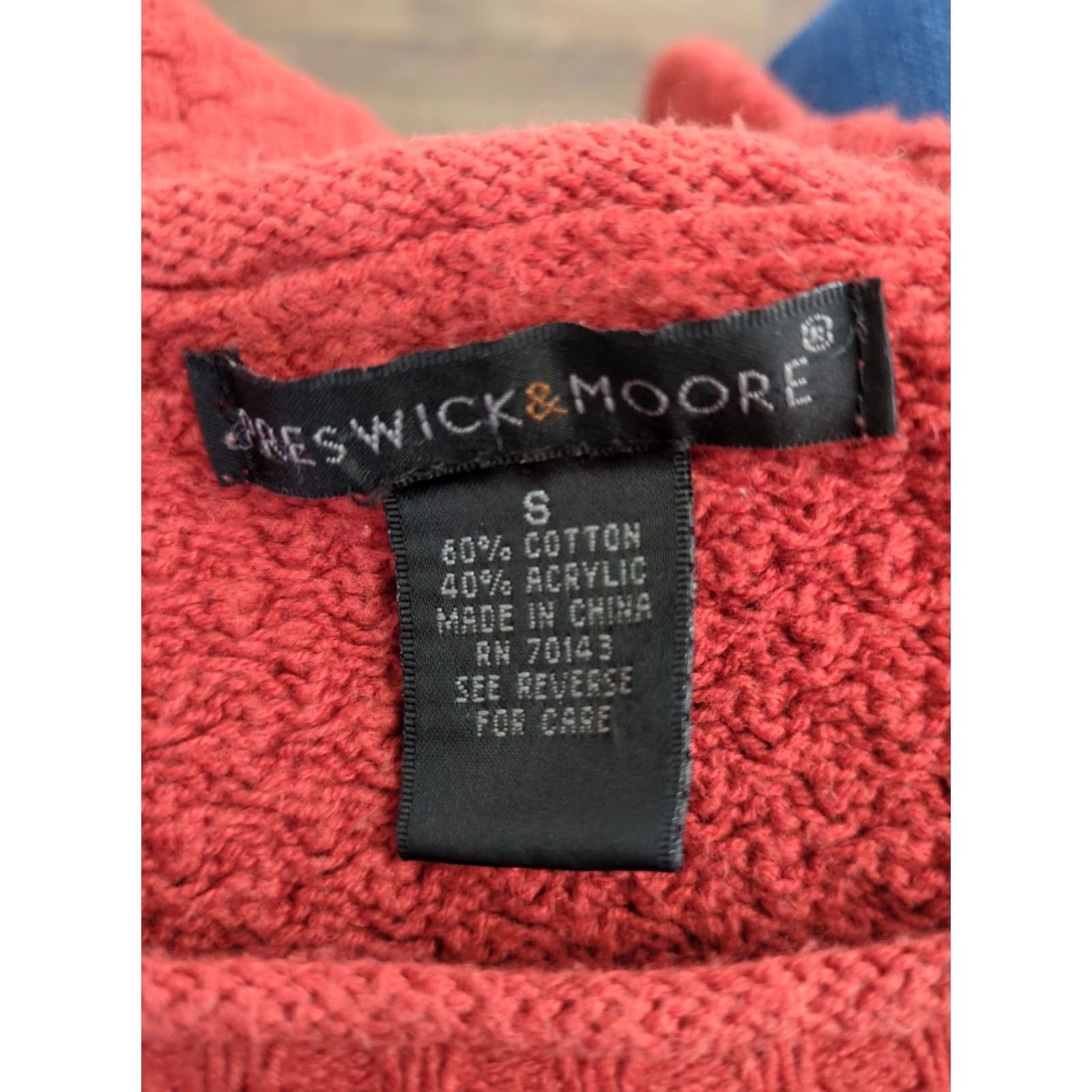 Vintage Preswick & Moore Sweater Womens Small Dark Orange Long Sleeve Pullover Size S / US 4 / IT 40 - 3 Thumbnail