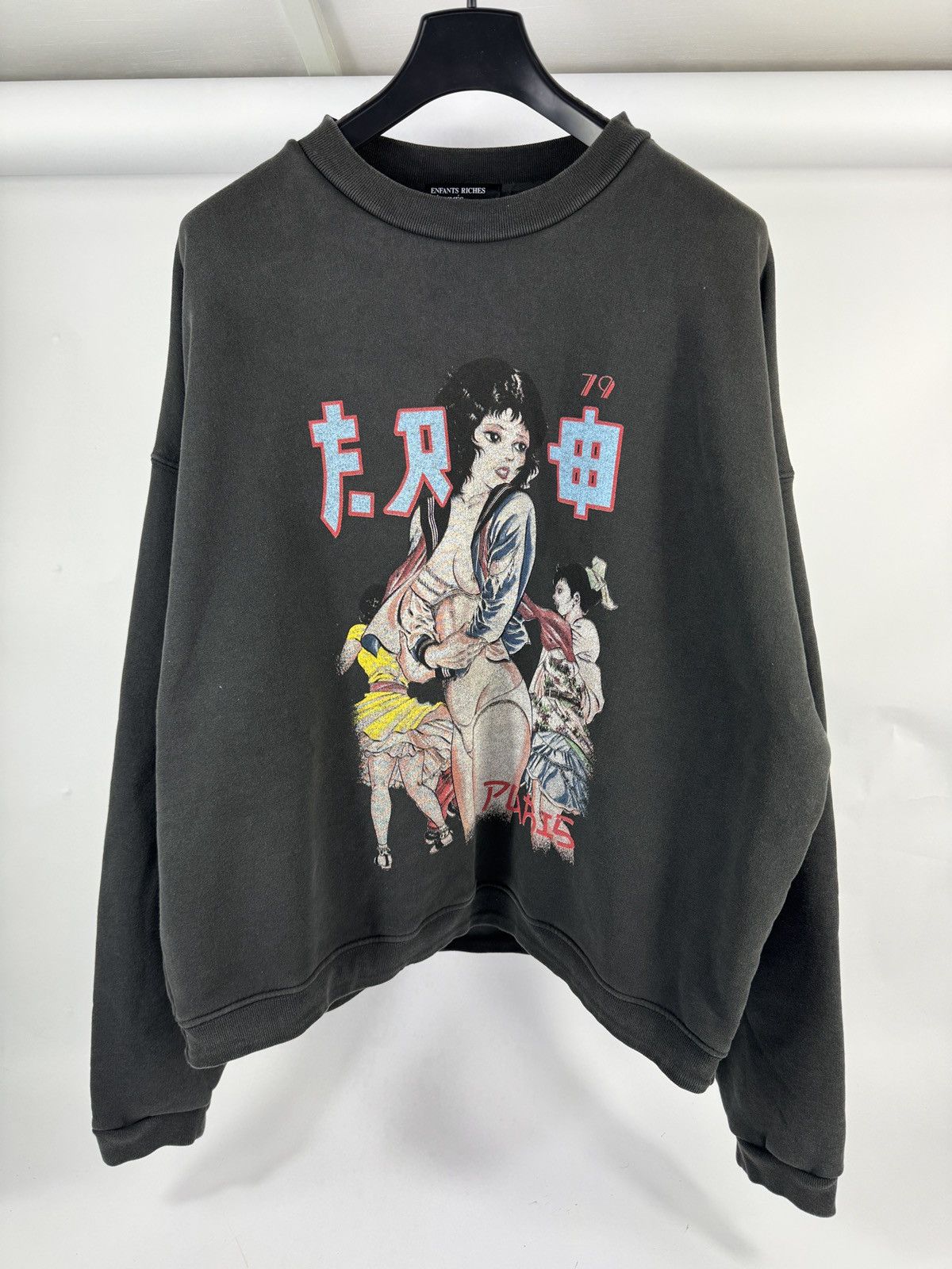 Enfants Riches Deprimes BAD SCHOOL GIRL OVERSIZED CREWNECK SWEATER Size US L / EU 52-54 / 3 - 1 Thumbnail