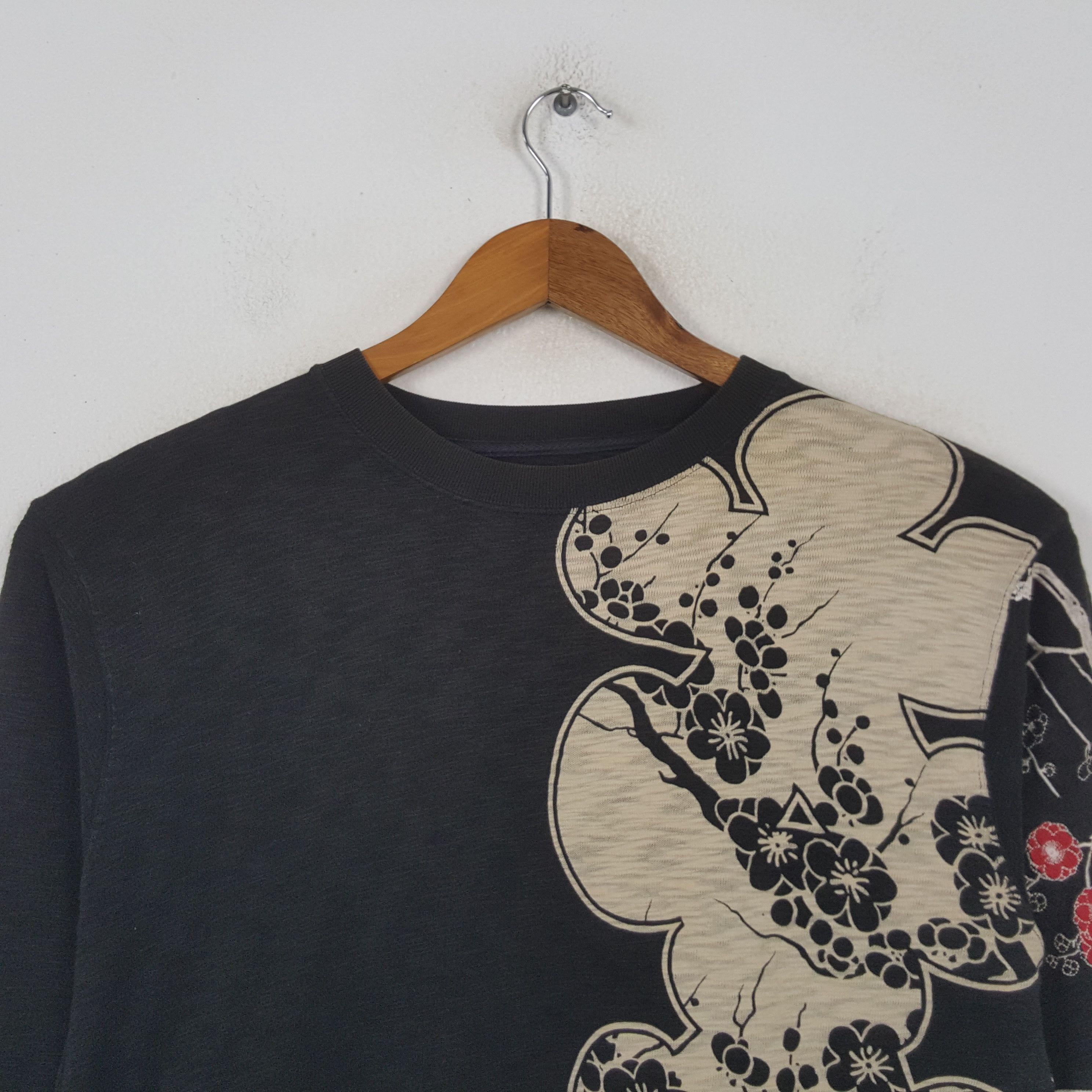 Japanese Brand Vintage Karakuri Tamashi Japan Brand Sweatshirt RR12 Size US M / EU 48-50 / 2 - 4 Thumbnail