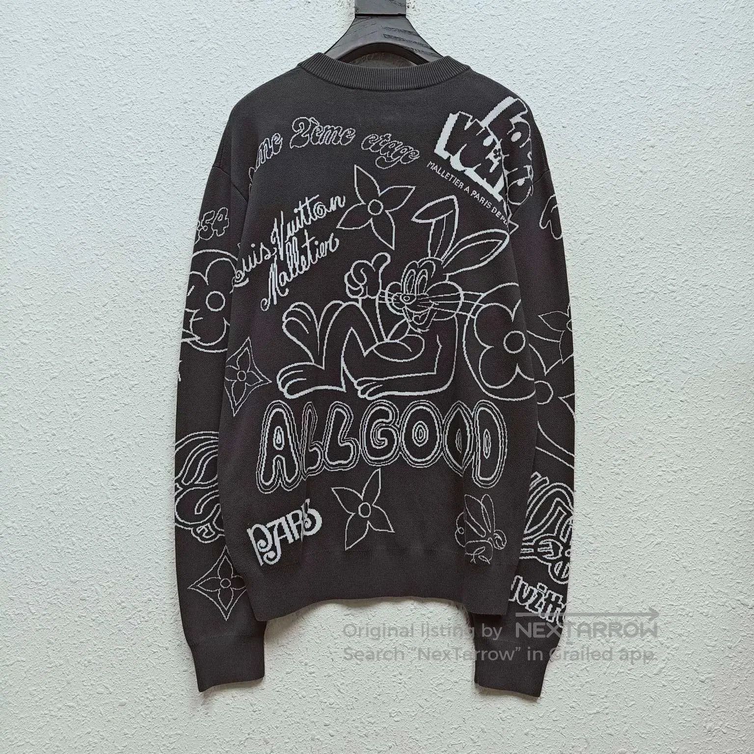 Louis Vuitton louis vuitton rabbit embroidery knit sweatshirt. Size S / US 4 / IT 40 - 2 Thumbnail