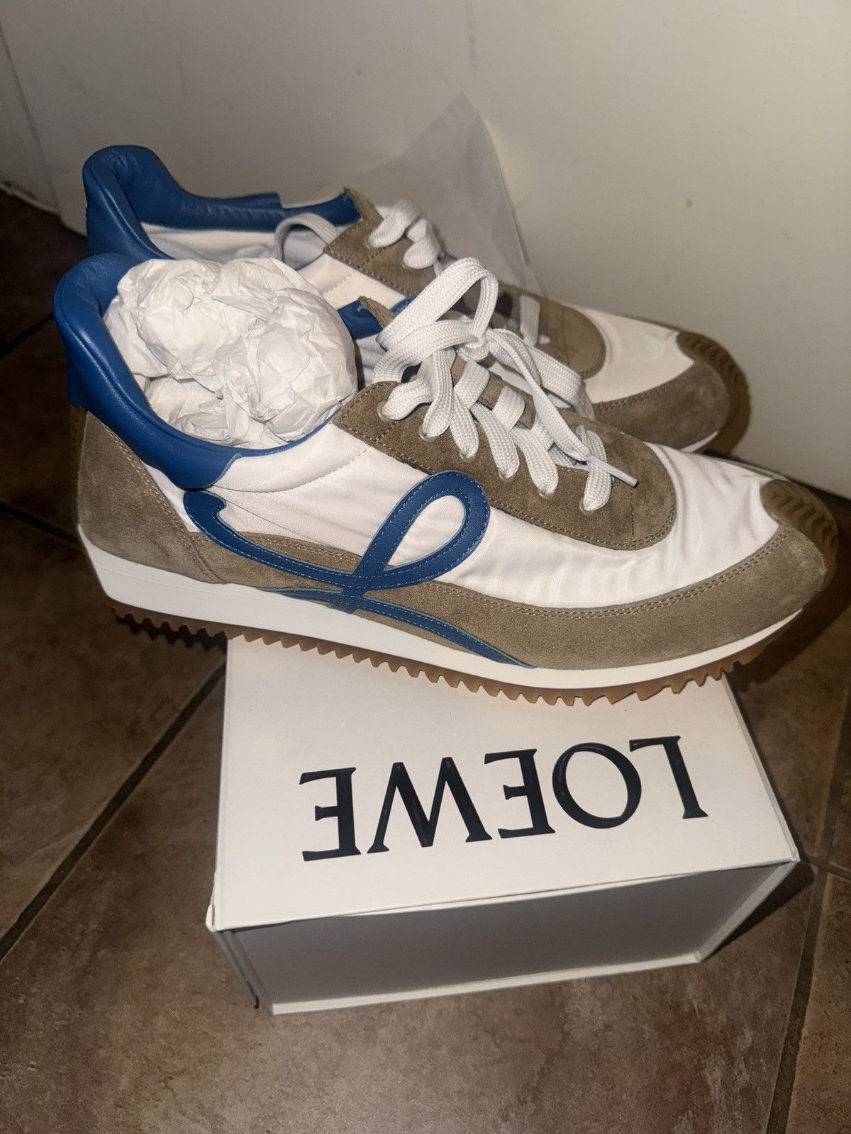 Loewe Loewe Nylon And Suede Flow Runner 2.0 Sneaker Size US 9 / EU 42 - 13 Thumbnail
