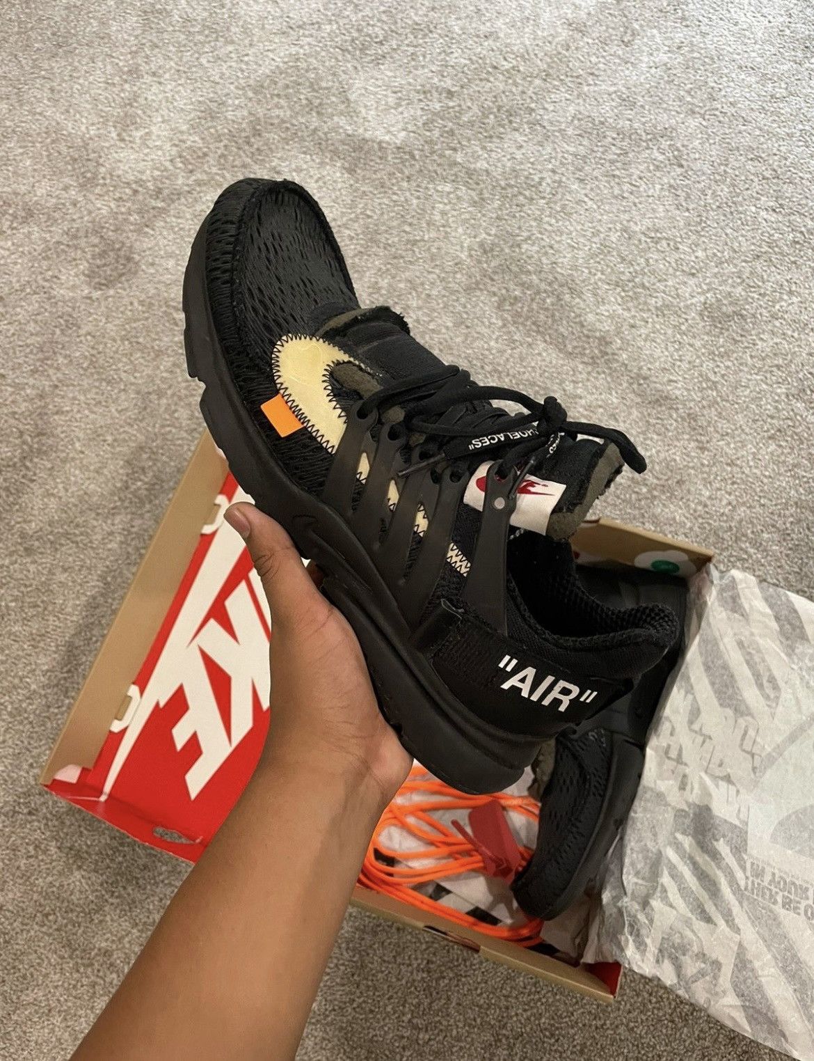 Nike Off White Virgil Abloh Off white Nike black Presto Grailed