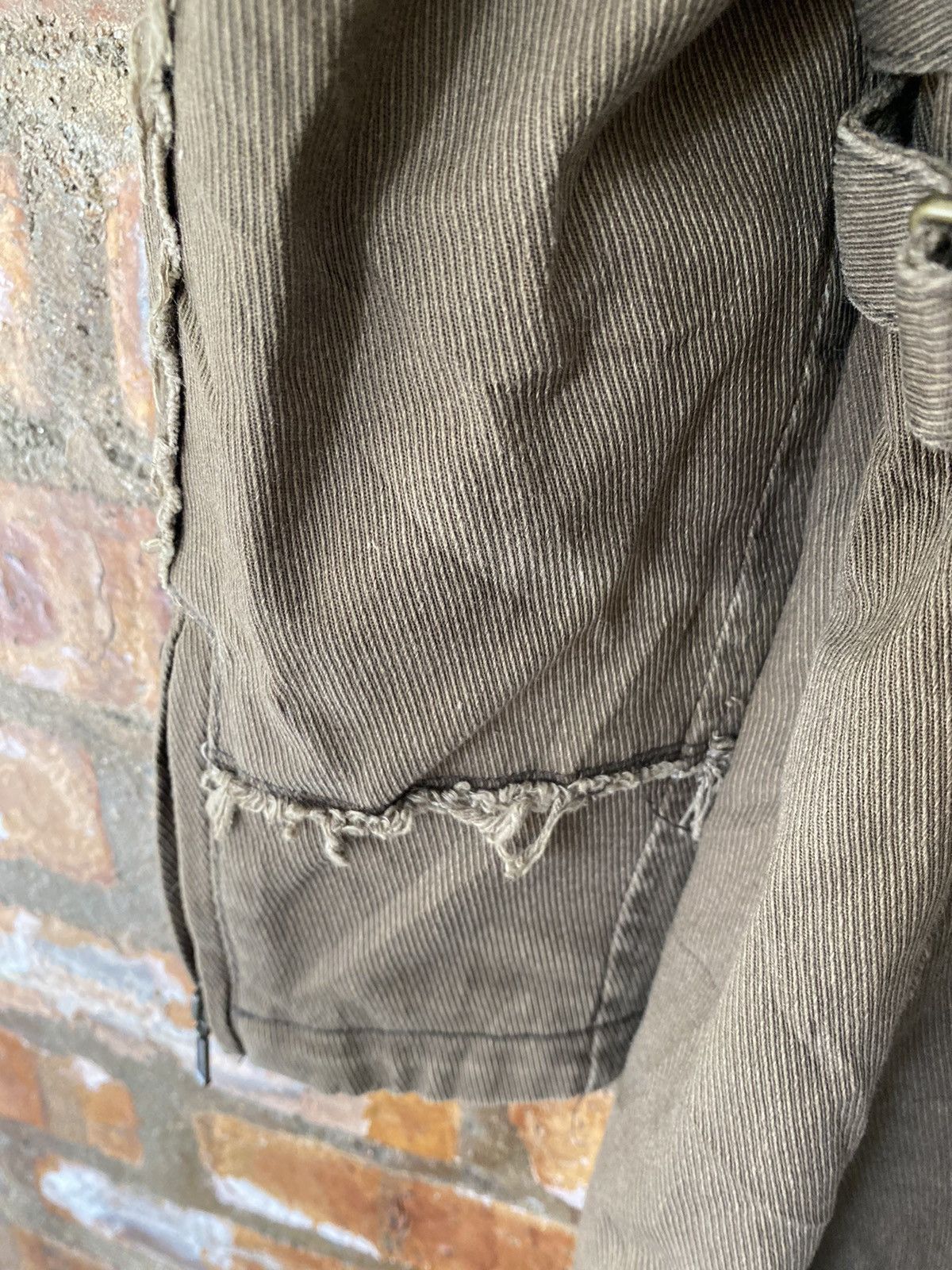 Morgan Homme 2000s Morgan Home Unfinished Fringe Hem Jacket Size US M / EU 48-50 / 2 - 19 Thumbnail