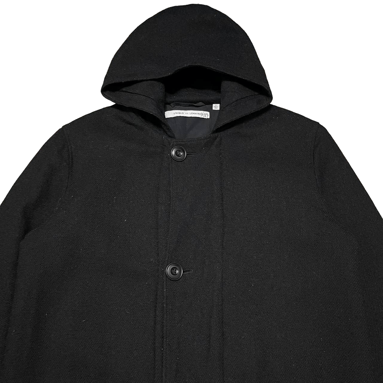 Christophe Lemaire 🔥Archive Uniqlo and Lemaire Wool Hooded Coat Size US L / EU 52-54 / 3 - 2 Thumbnail