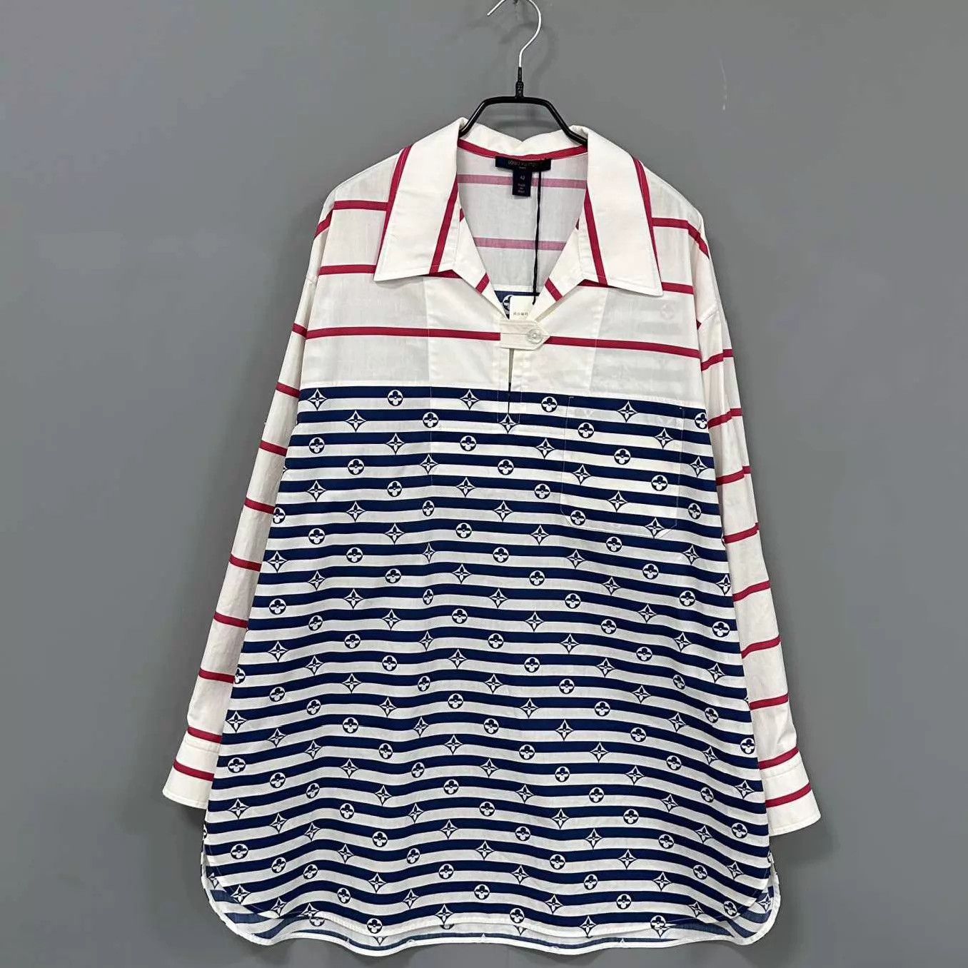 Louis Vuitton LV Nautical Full Print Patchwork Dress 95New 42 Repaired Size M / US 6-8 / IT 42-44 - 1 Thumbnail