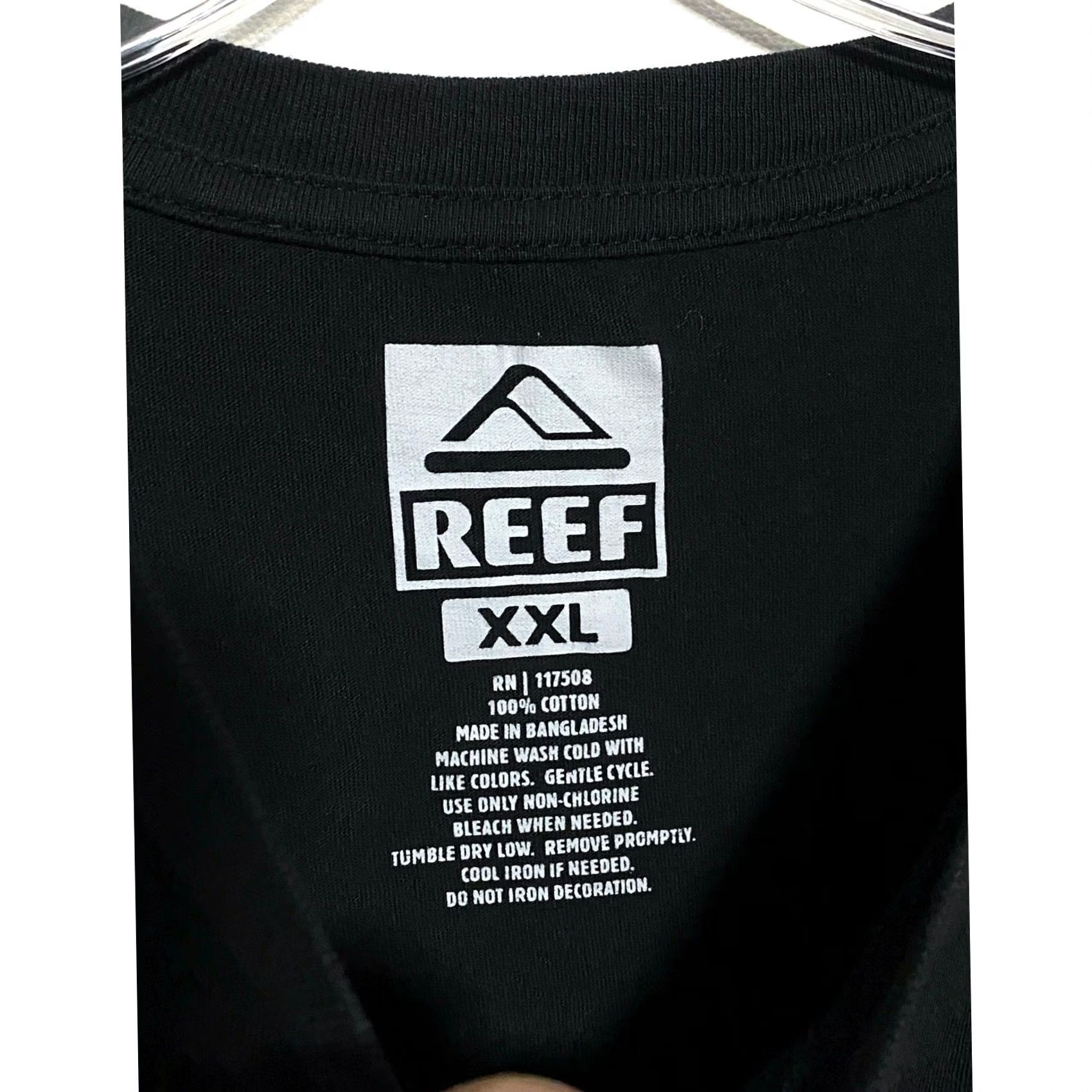 REEF VINTAGE Reef Est 1984 Graphic Black Shirt Mens 2XL Surf Beach Skater Summer Vacation T-Shirt/Graphic Print? Size US XXL / EU 58 / 5 - 6 Thumbnail