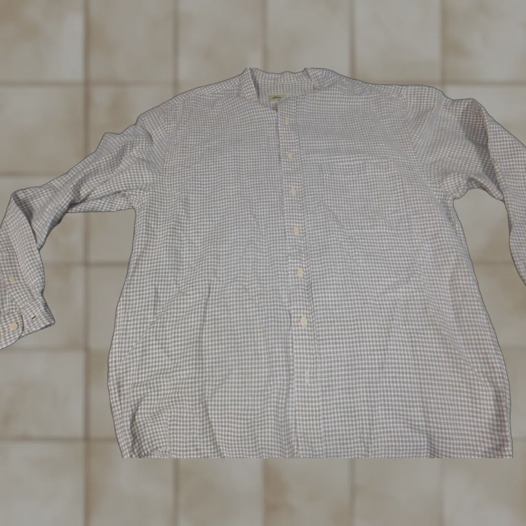 Eddie Bauer Eddie Bauer Shirt Mens Medium Beige Button-Down Cotton Regular Button Up Collared Long Sleeve Staples USA Vintage No Size US M / EU 48-50 / 2 - 1 Thumbnail