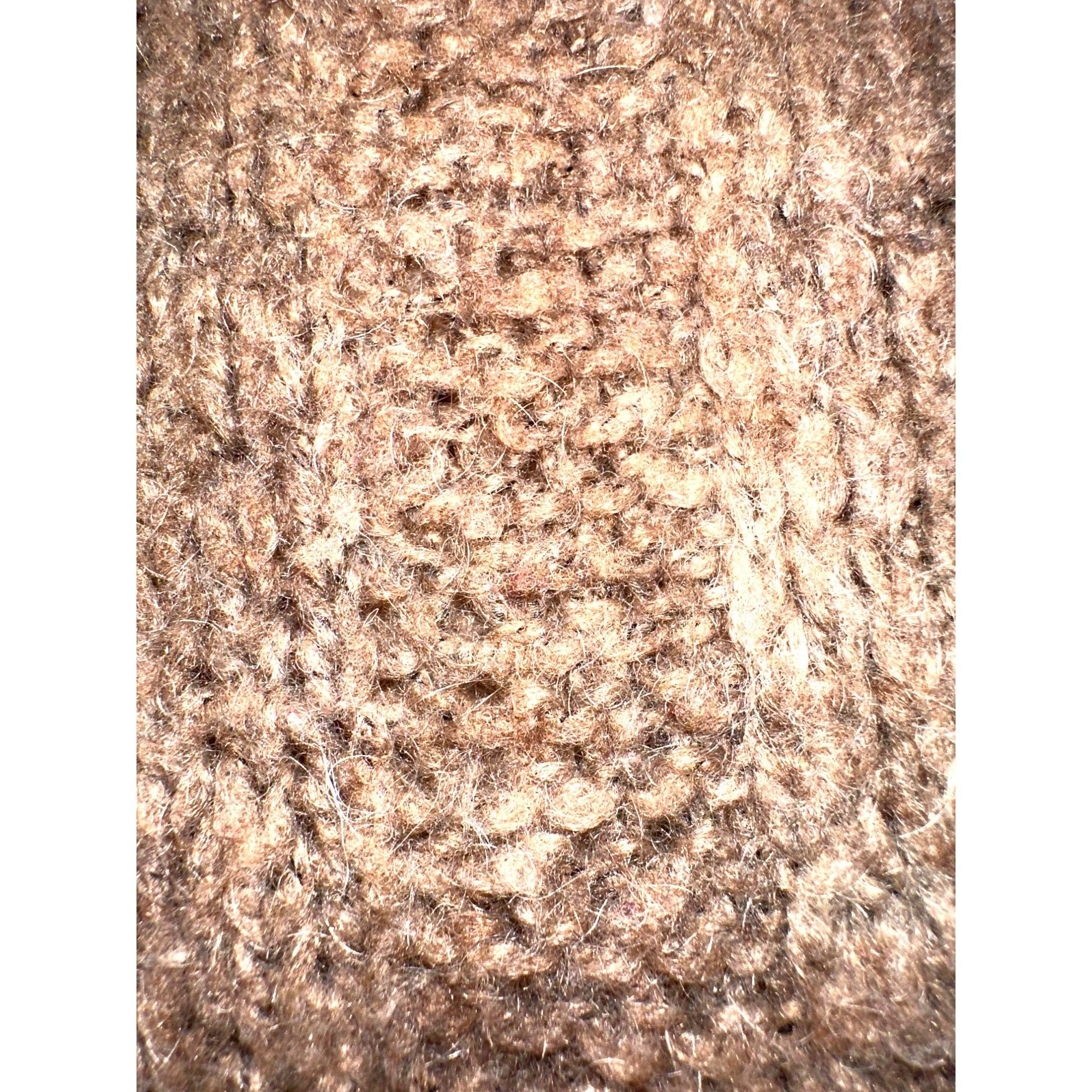Other CCC Cozy Knit Button Up Brown Cardigan Sweater Pockets Short Size L / US 10 / IT 46 - 8 Thumbnail