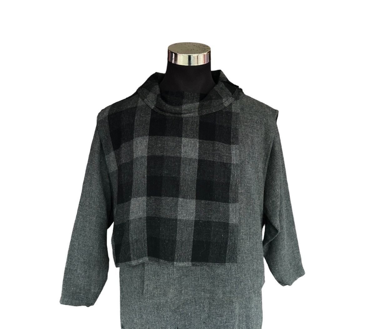 Issey Miyake × Pleats Please Issey Miyake × Vintage Issey Miyake Sports Dress Plaid Panel Chest Size US M / EU 48-50 / 2 - 16 Thumbnail