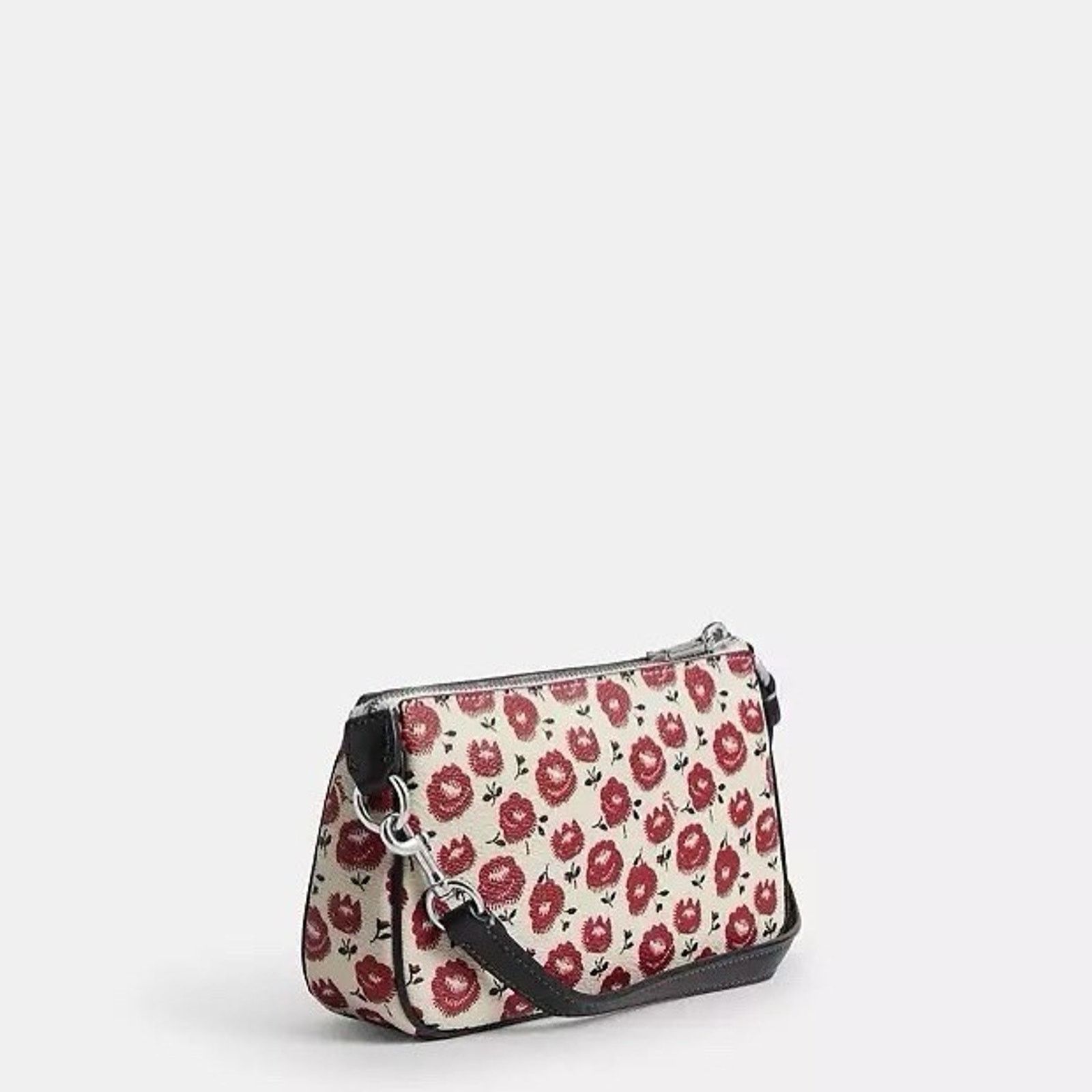 Coach NWT Coach Nolita 19 With Floral CBM74 Silver/Chalk/Black Size ONE SIZE - 10 Thumbnail