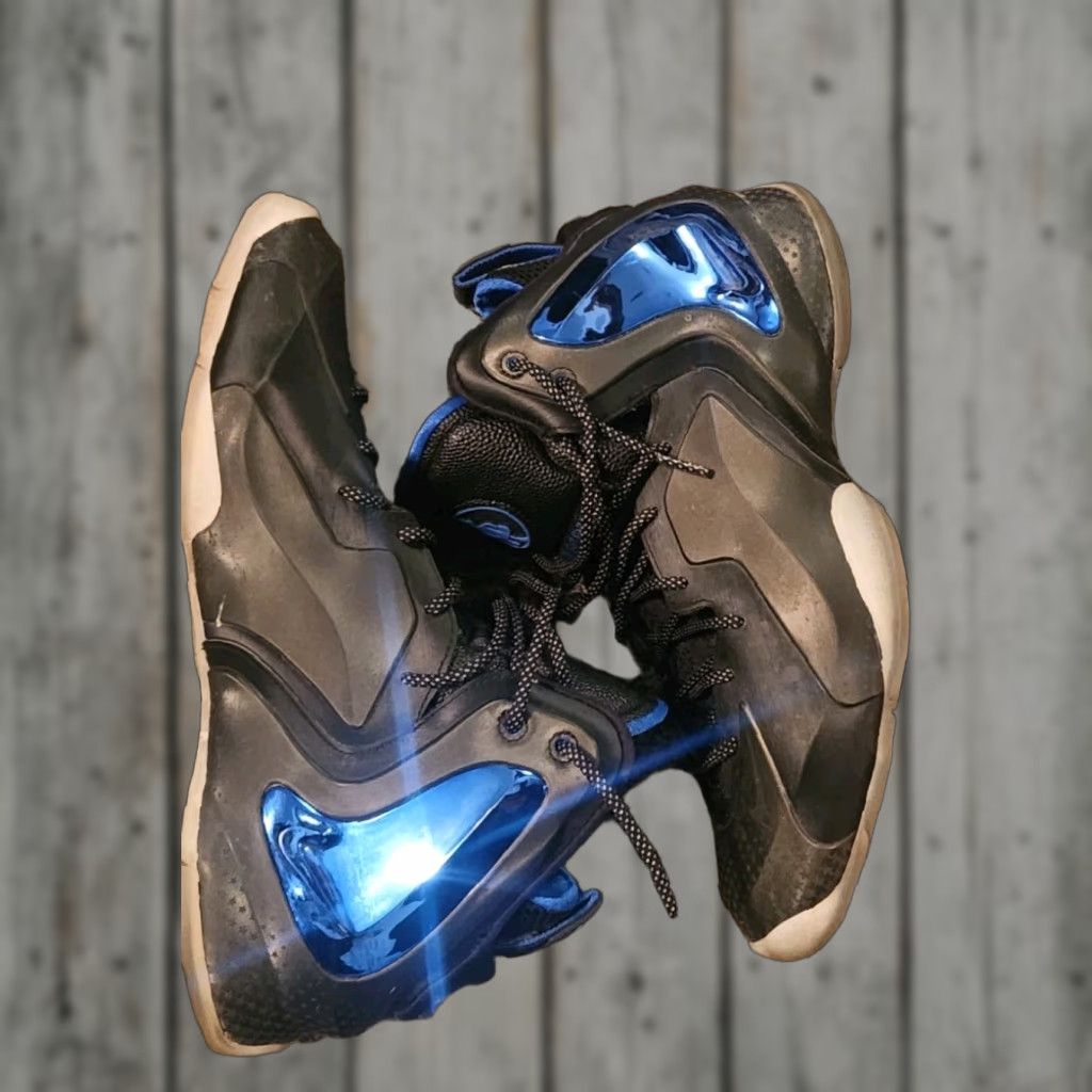 Nike Nike Lil Penny Posite Shooting Stars 652121-002 Sneaker Men 10.5 Black Foamposite 2014 High Top Nike Star Shoes Size US 9 / EU 42 - 1 Thumbnail