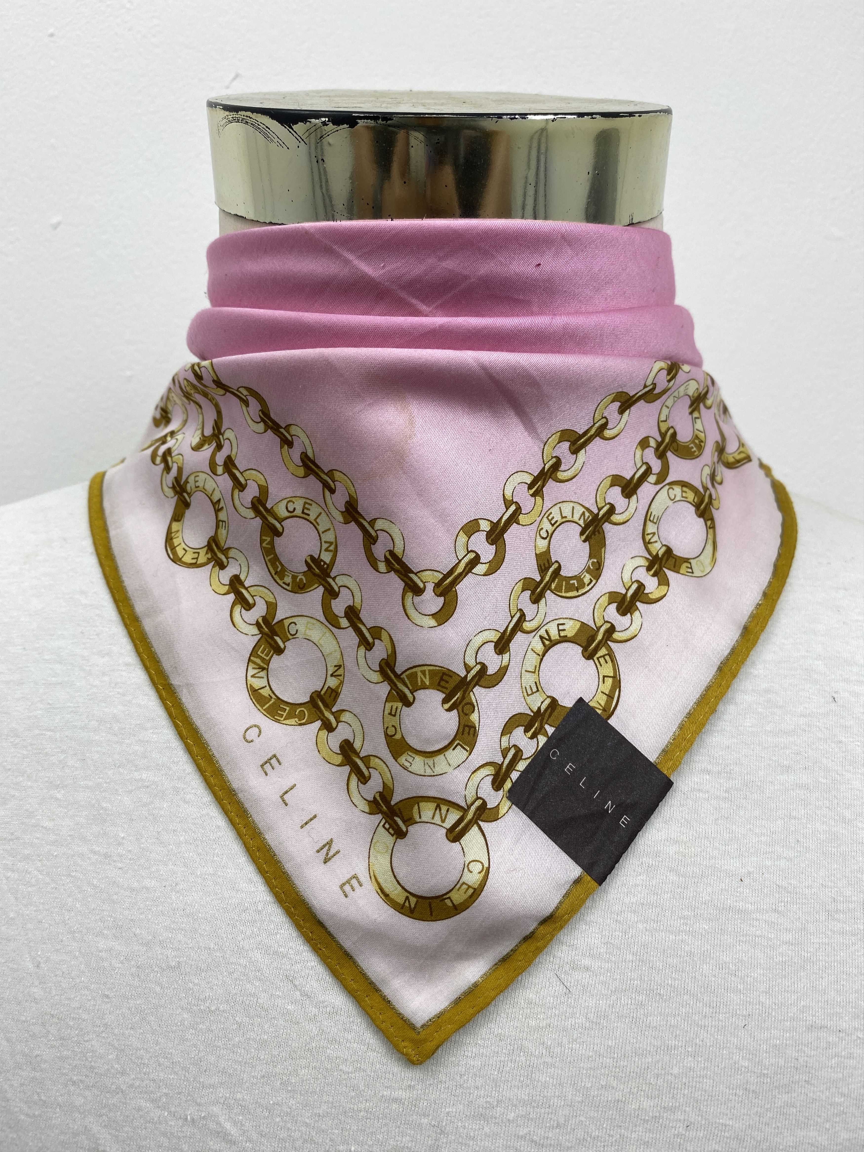 Celine Celine Handkerchief / Bandana / Neckerchief HKC0446 Size ONE SIZE - 3 Thumbnail