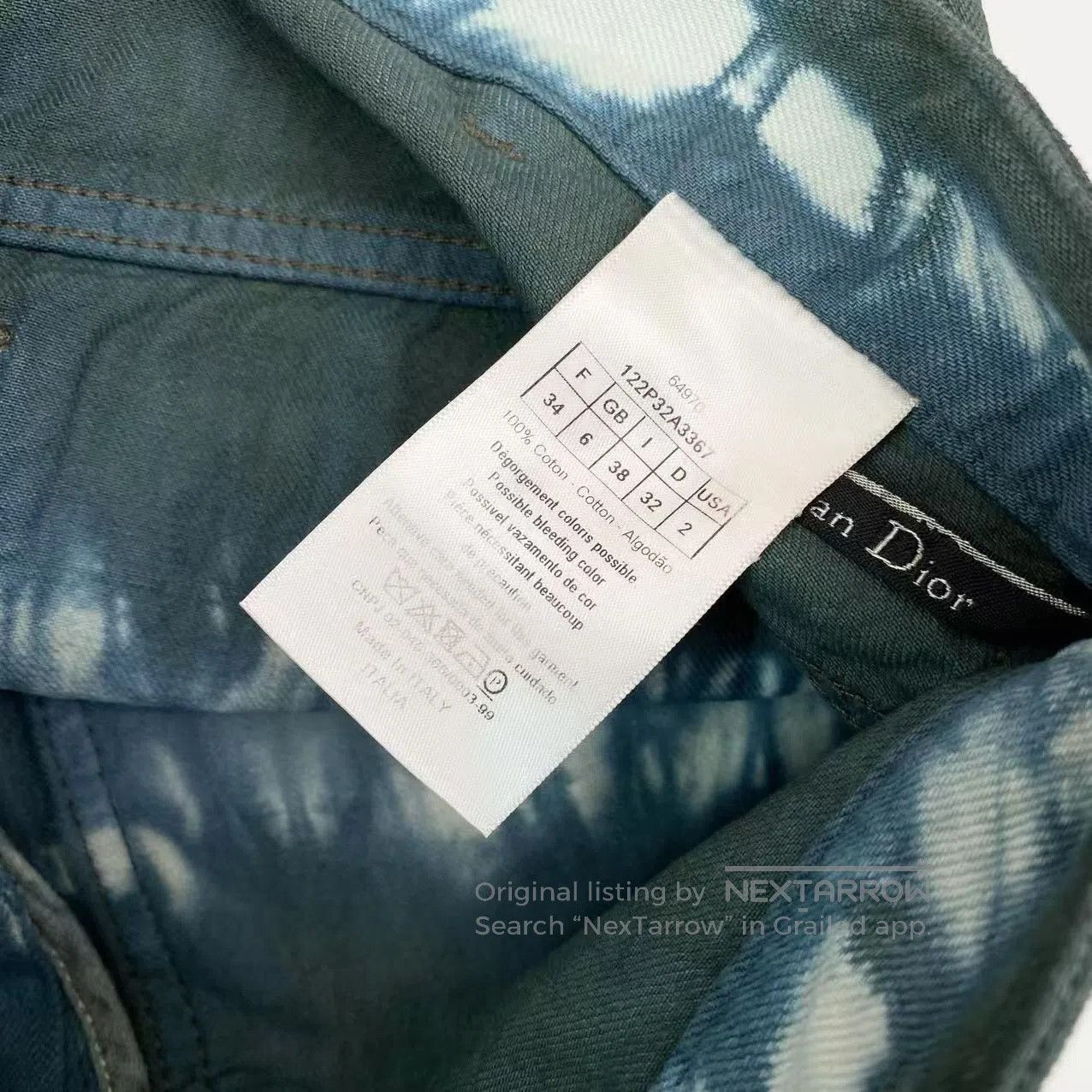 Dior Dior Four-pocket tie-dye denim shorts| Size 42" / US 20 - 5 Thumbnail