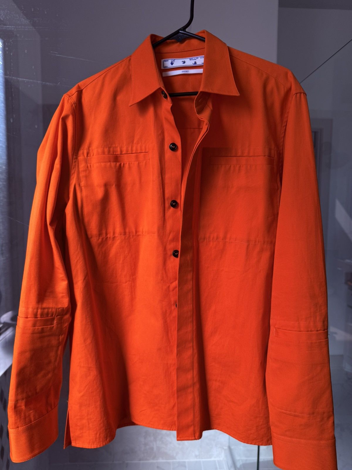Off-White Off-White Orange Workwear Overshirt Jacket Size US M / EU 48-50 / 2 - 1 Thumbnail