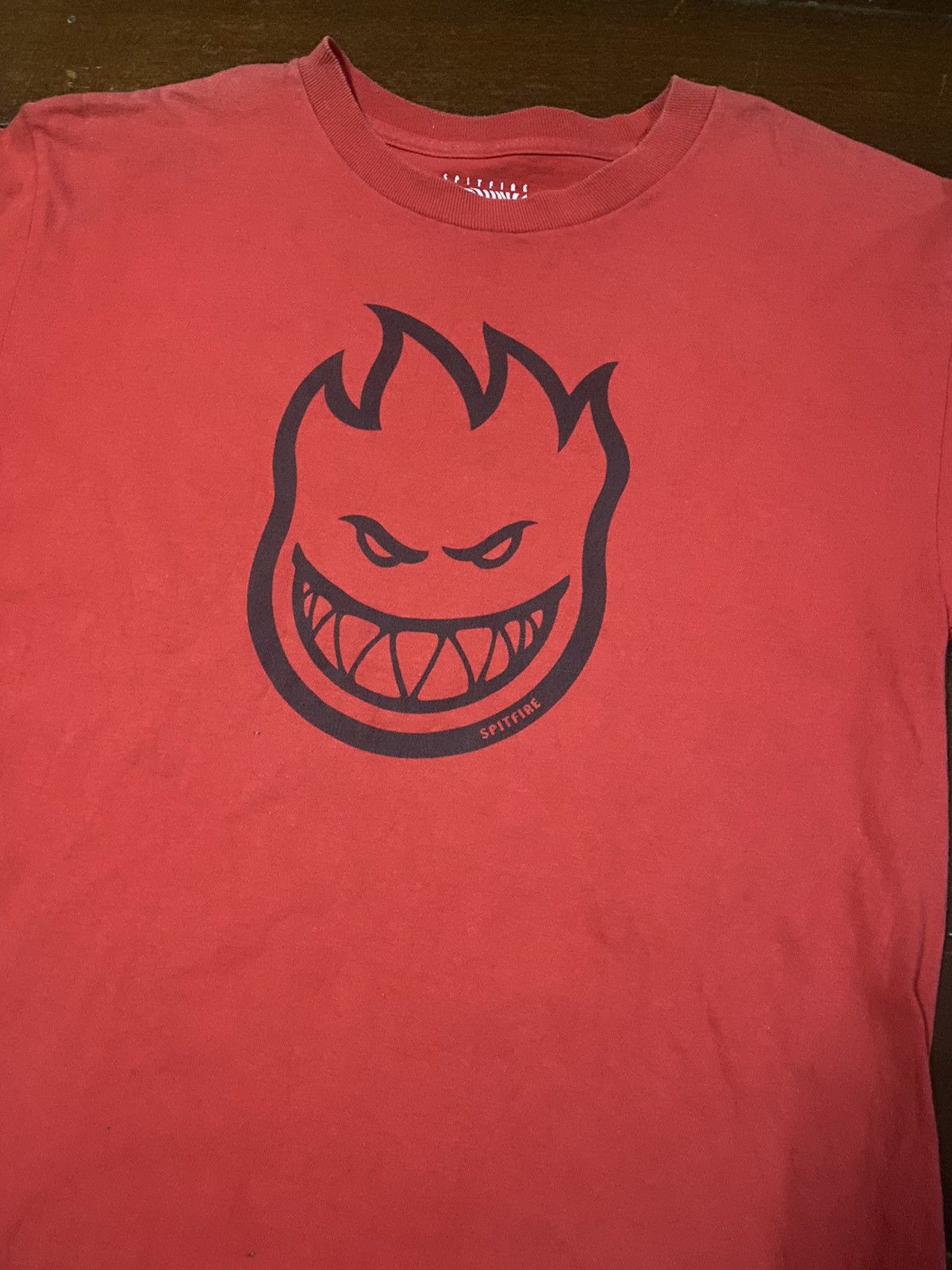 Spitfire × Vintage Fire 🔥🔥 rare Splitfire wheel skate tee Size US L / EU 52-54 / 3 - 1 Thumbnail