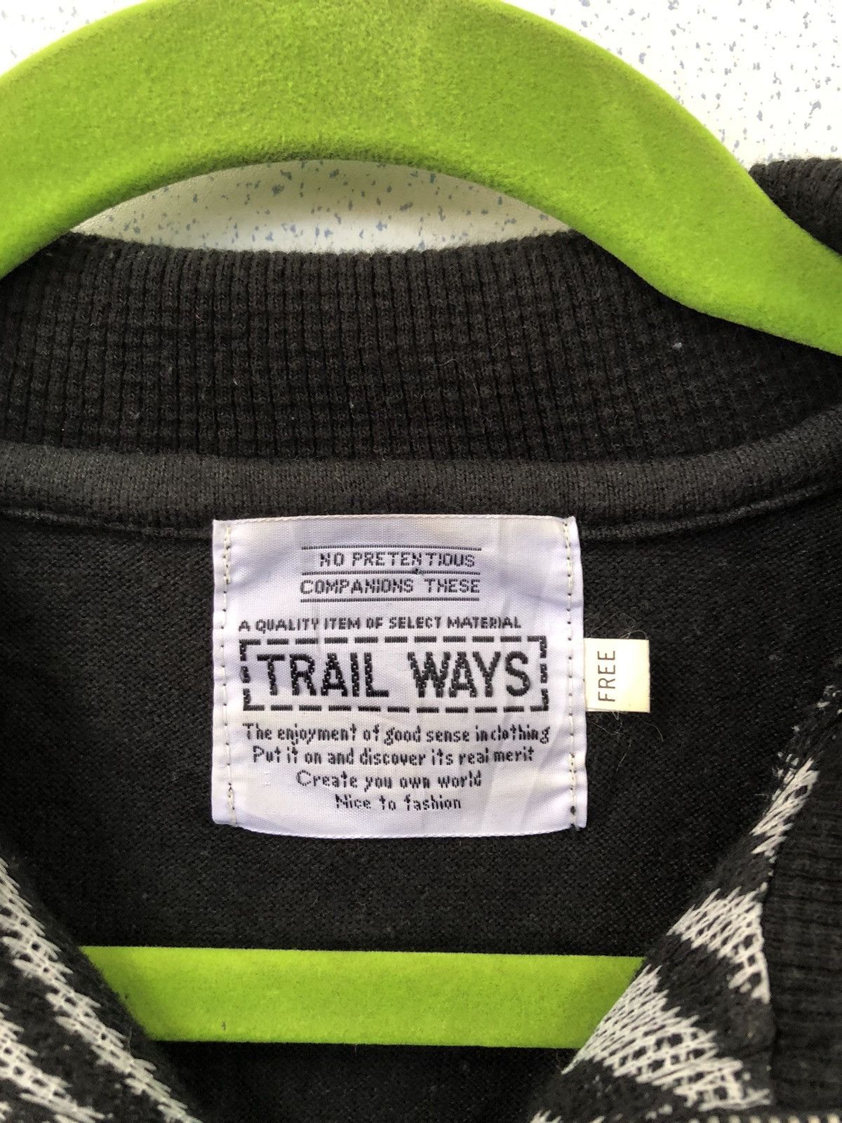 Japanese Brand Trail Ways Half Zipper Polos Size US M / EU 48-50 / 2 - 5 Thumbnail