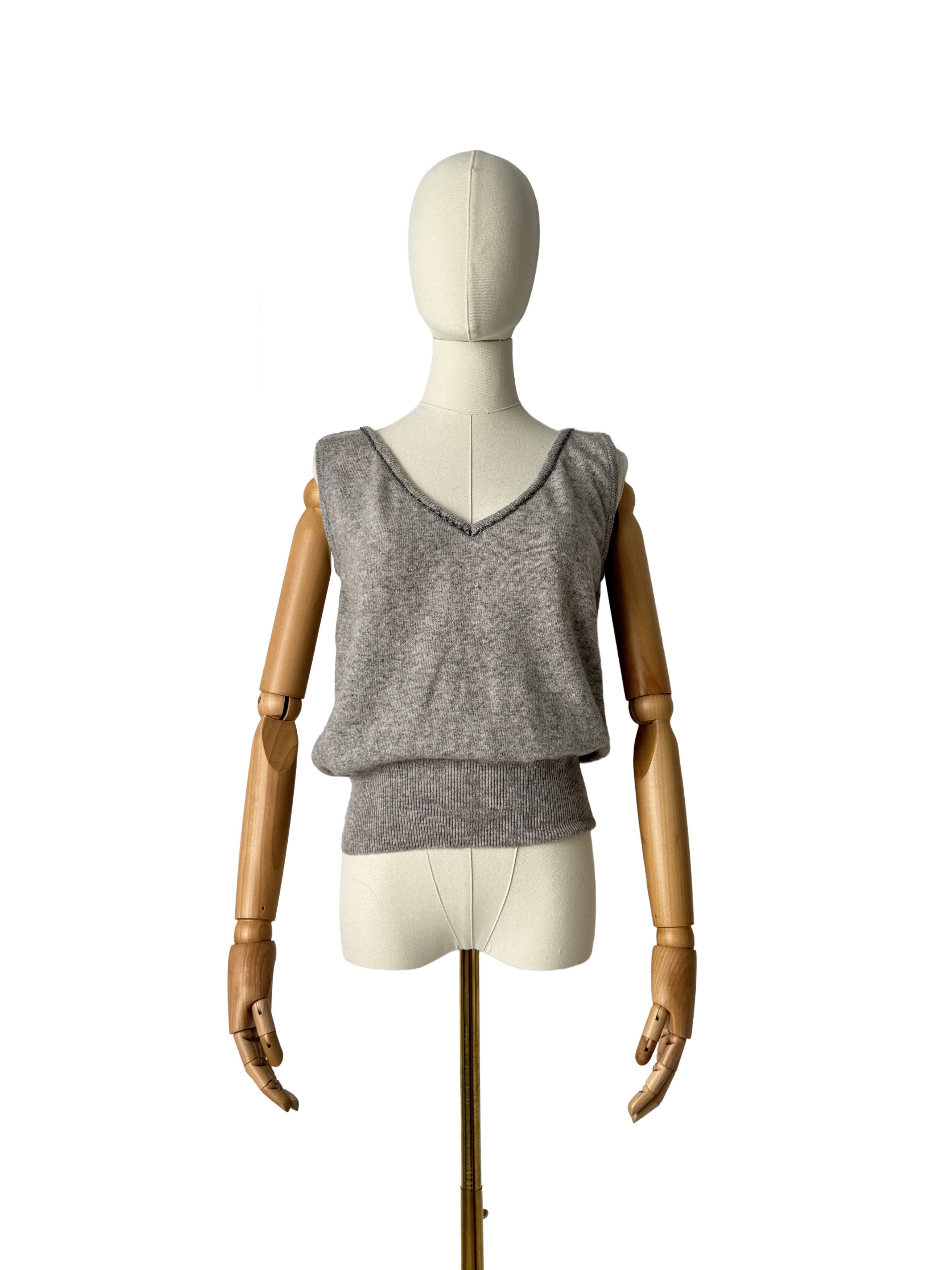 Blumarine Blumarine Vintage Laine-Wool Tank Top Size M / US 6-8 / IT 42-44 - 1 Thumbnail